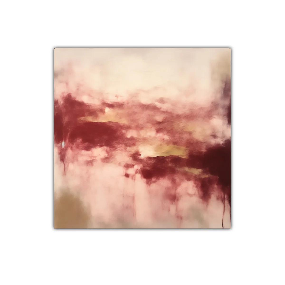 Cuadro abstracto con tonos cálidos y texturas suaves — imagen principal