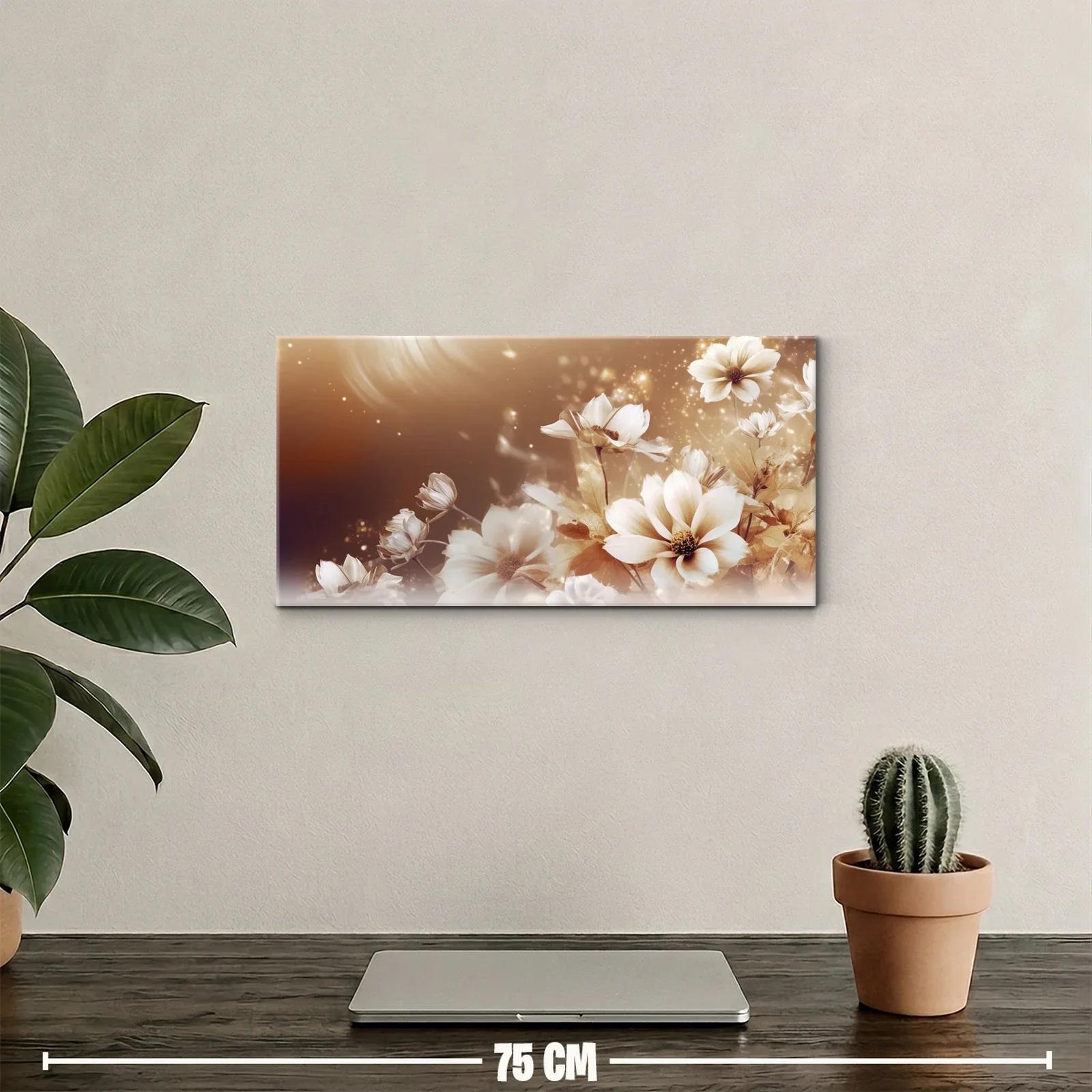 Cuadro magnolias blancas con destellos de luz — miniatura 2