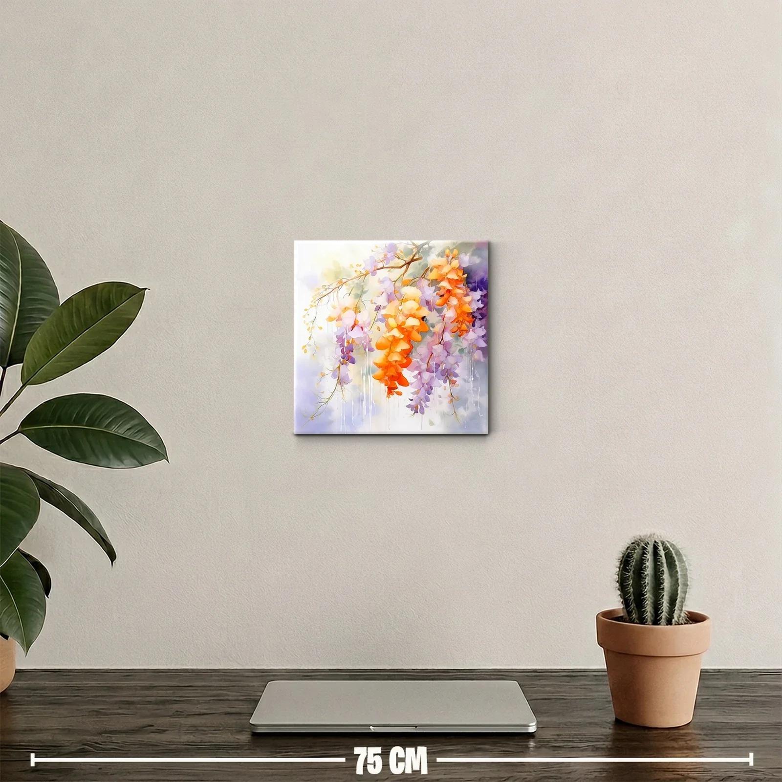 Flores delicadas en tonos cálidos y lavanda para decoración — miniatura 2