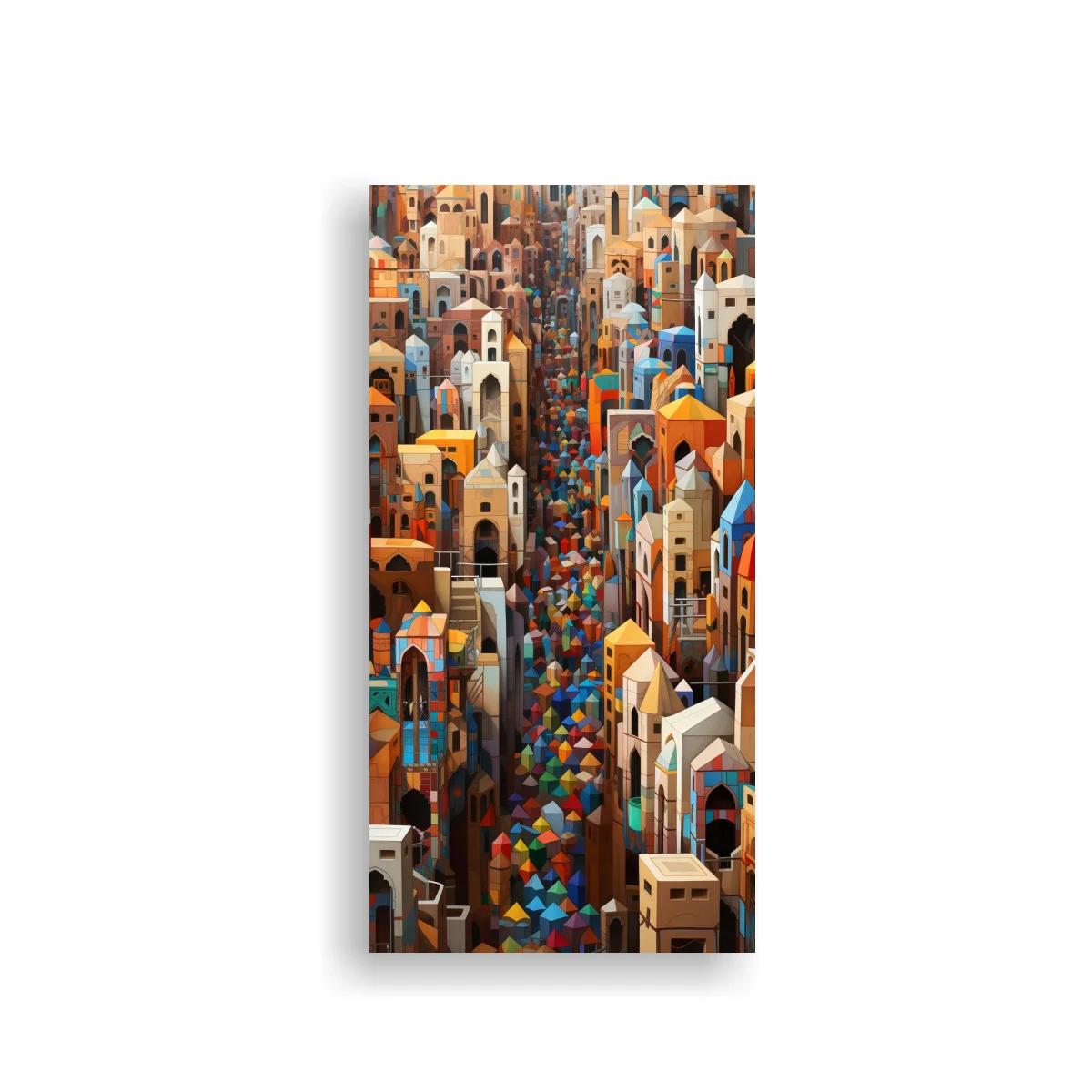 Cuadro calle de una ciudad antigua con arcos y cúpulas — imagen principal