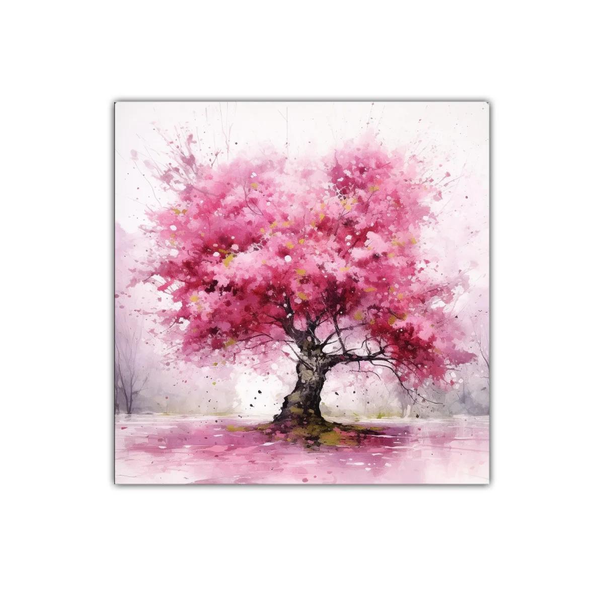 Árbol de flores rosas que llena de vida el espacio — imagen principal