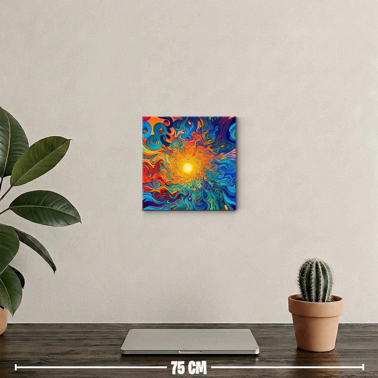 Explosión de colores vibrantes en espiral dinámica — miniatura 2