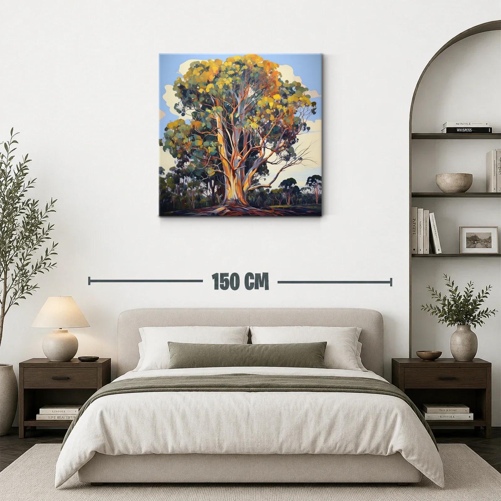 Árbol majestuoso con tonos cálidos y vibrantes — miniatura 3