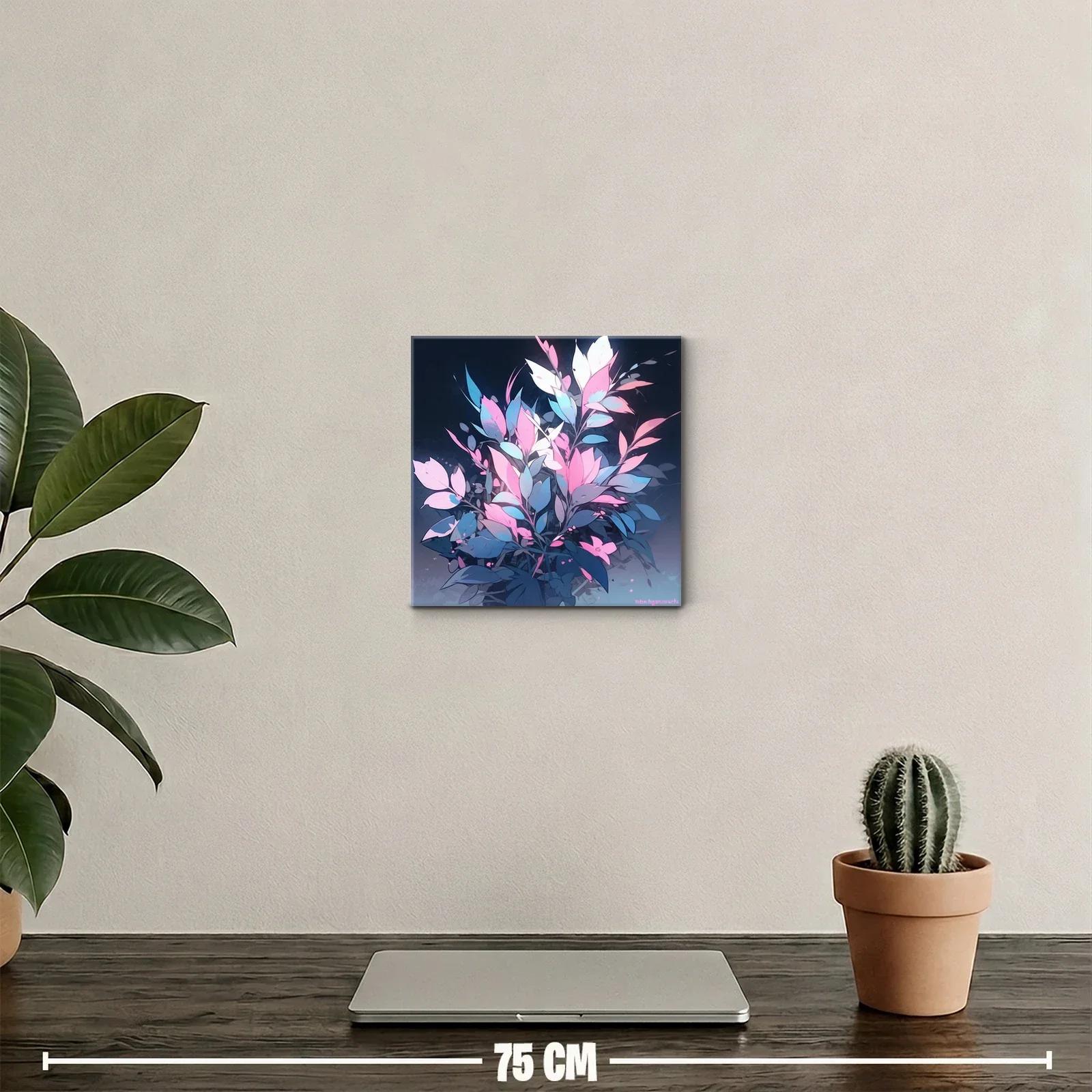 Composición floral en tonos pastel y azul noche — miniatura 2