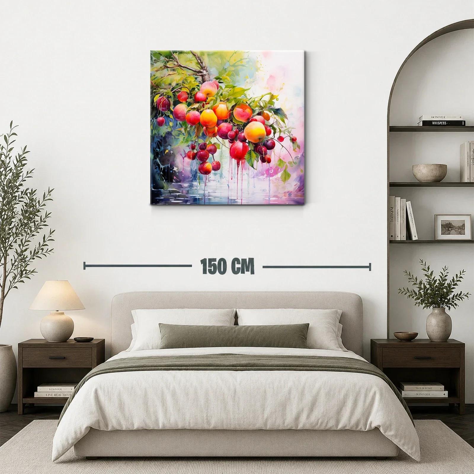 Frutos vibrantes colgantes en composición llena de vida — miniatura 3