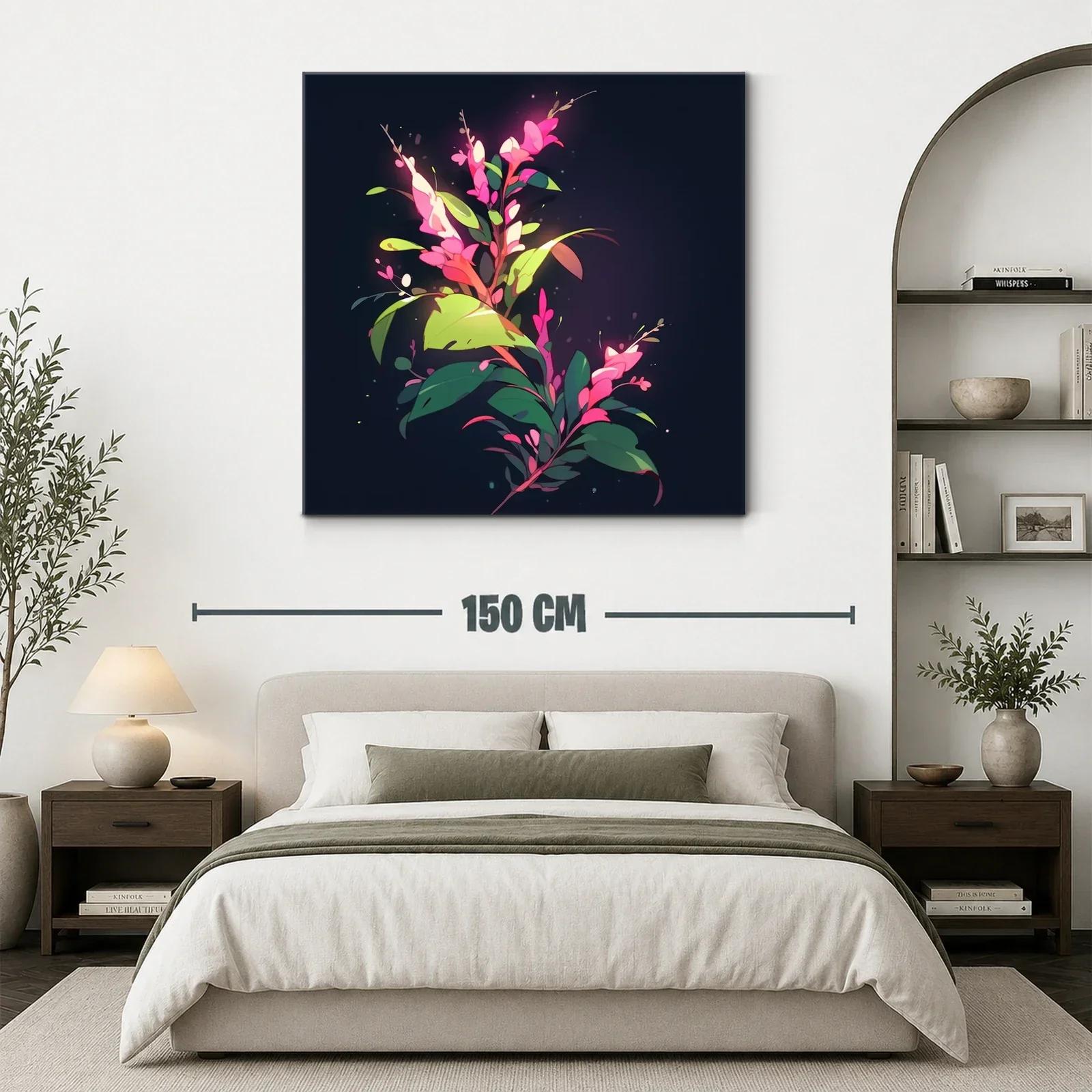 Rama Floral Vibrante con Destellos de Luz — miniatura 3