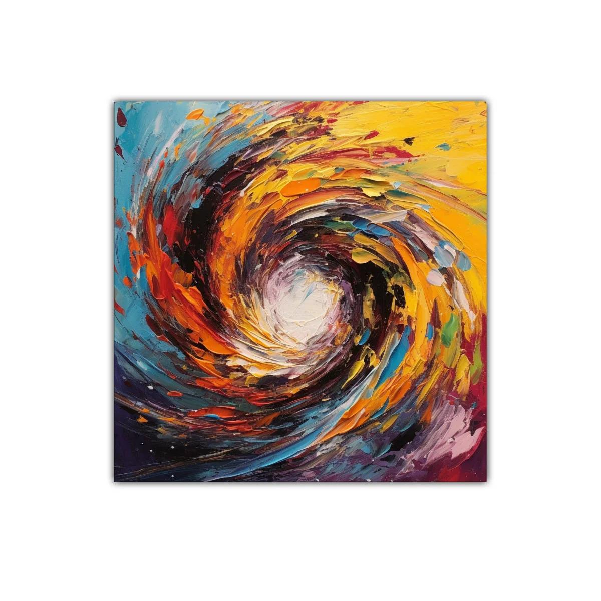 Vórtice de colores vibrantes para tu espacio creativo