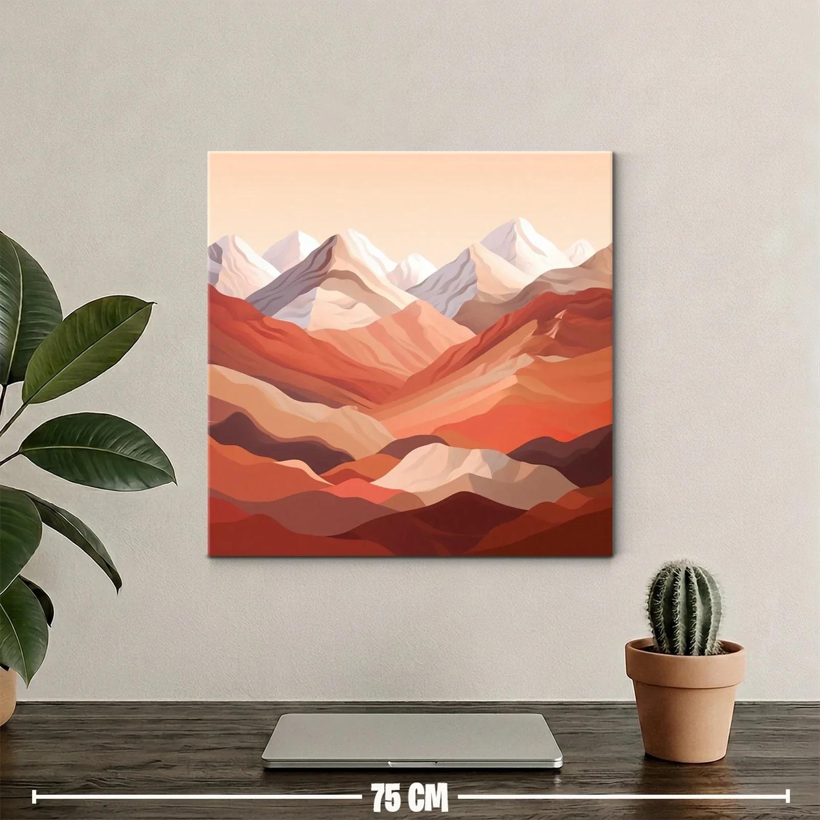 Paisaje Montañoso en Tonos Cálidos y Terrosos — miniatura 2