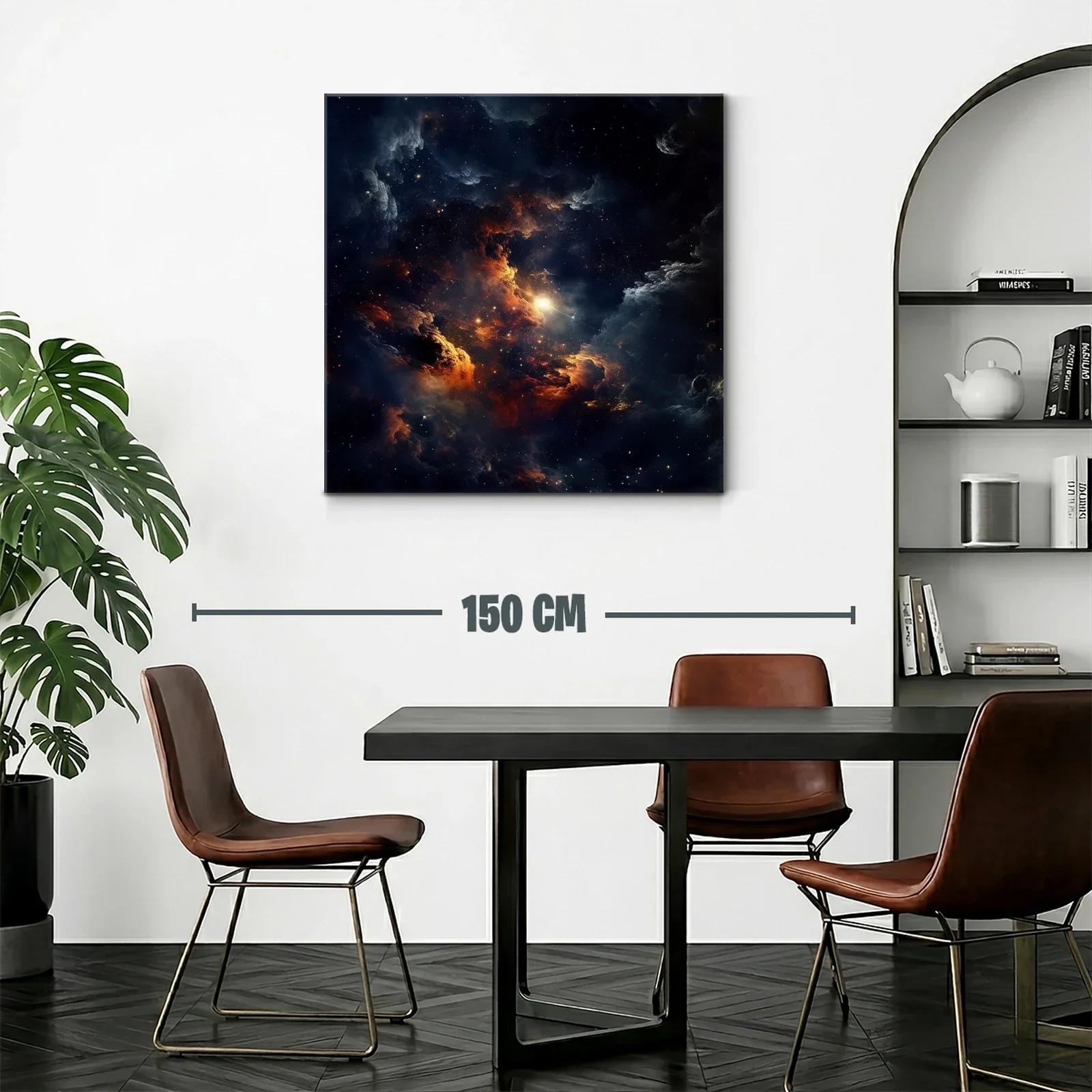 Cuadro Cósmico con Nebulosas y Estrellas Brillantes — miniatura 2