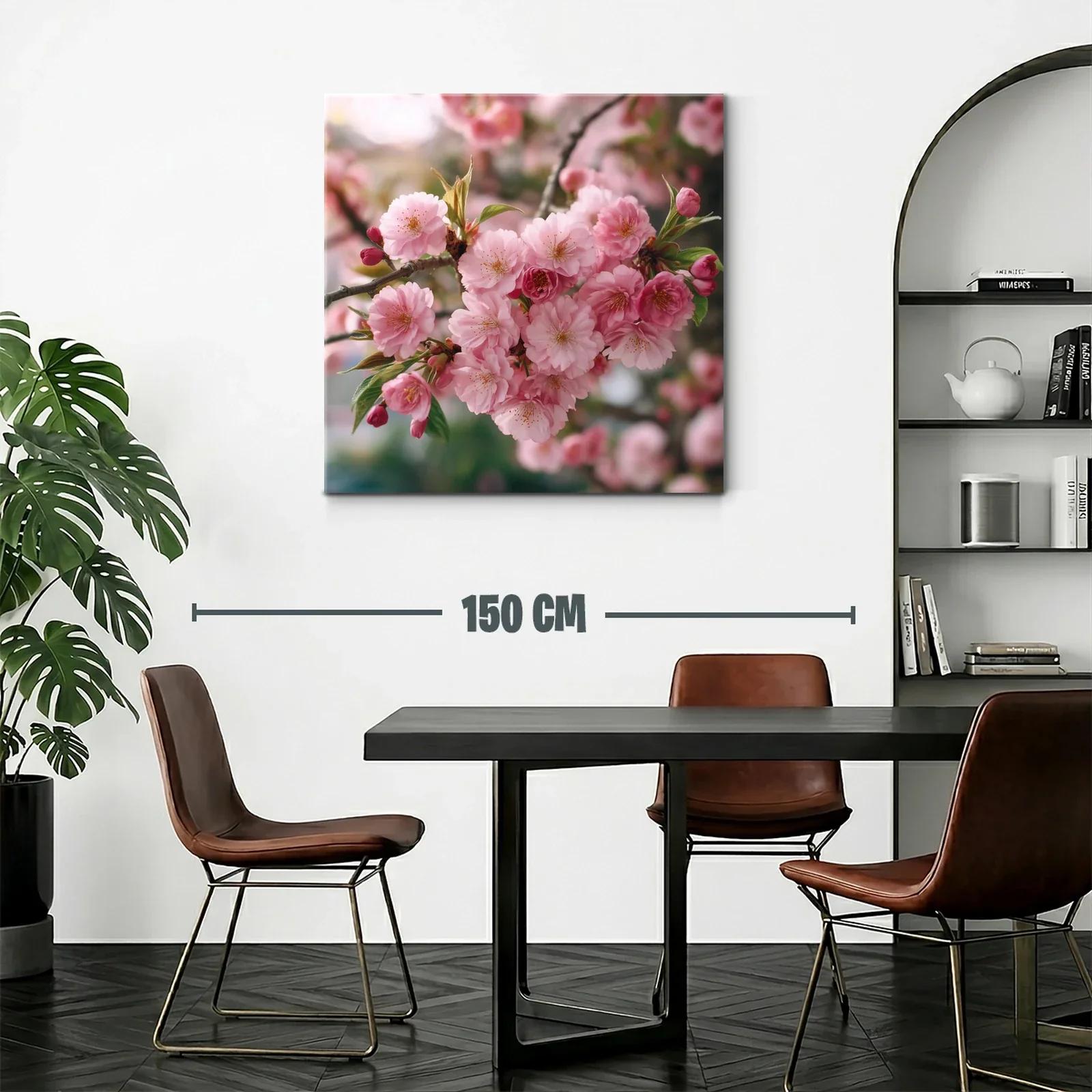 Ramo de flores rosas en plena primavera — miniatura 2