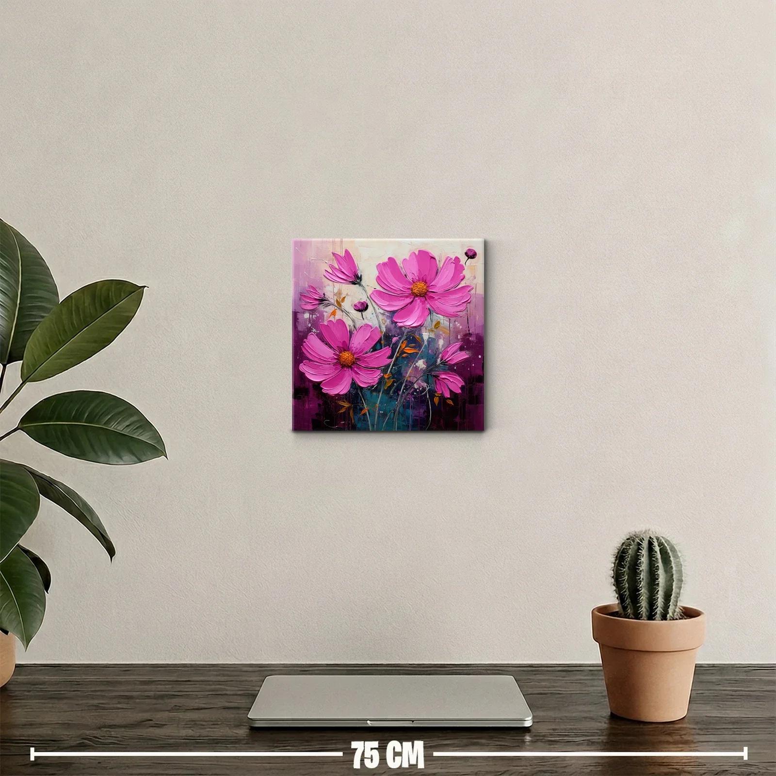 Flores vibrantes en tonos fucsia y morado — miniatura 2