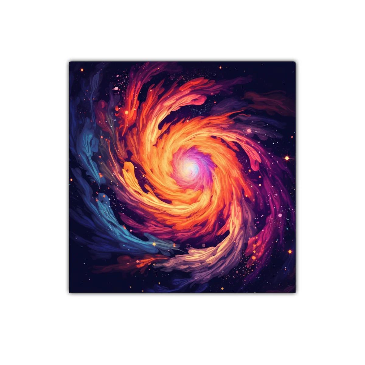 Torbellino Cósmico en Explosión de Colores Vibrantes — imagen principal