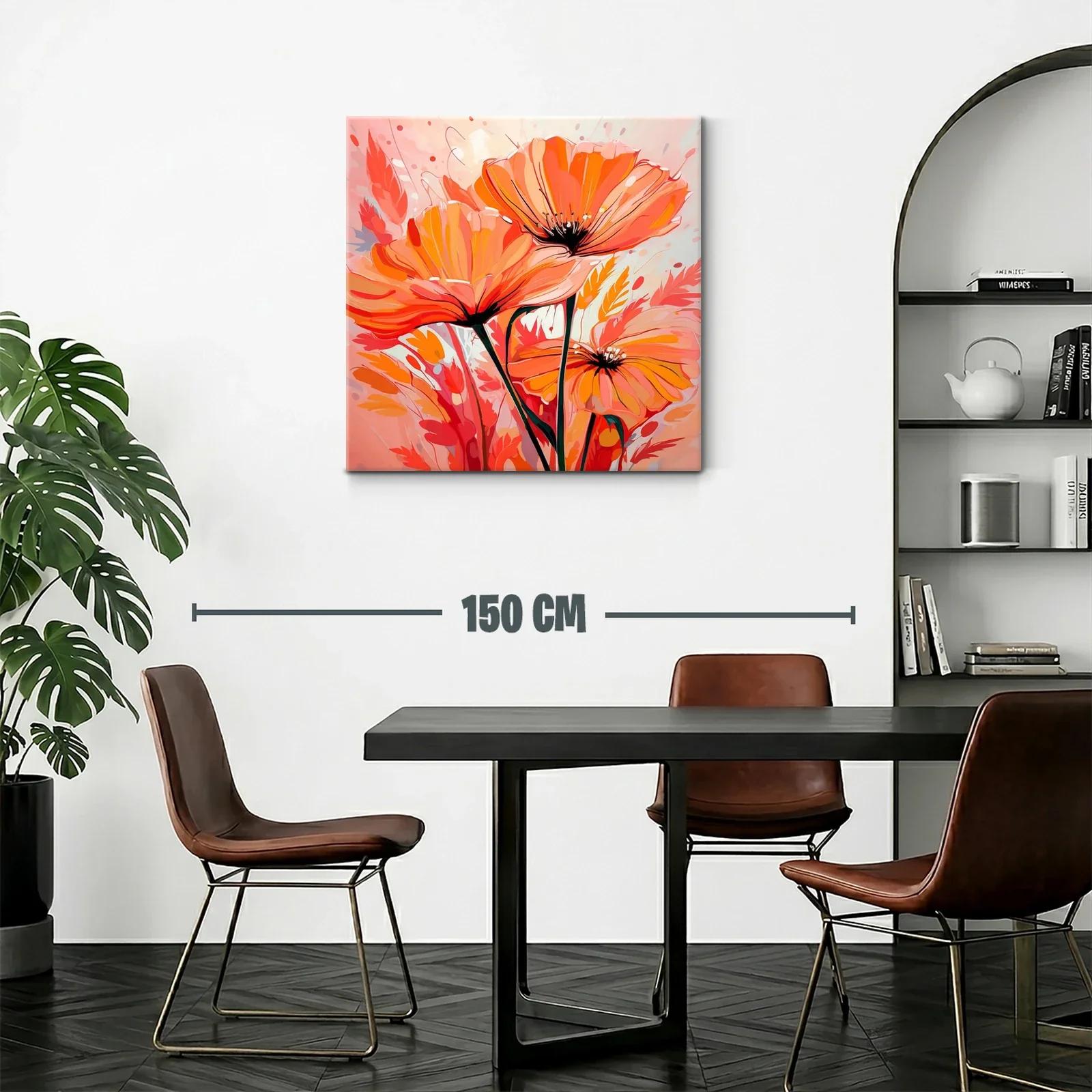 Armonía floral en tonos cálidos para tu espacio — miniatura 2