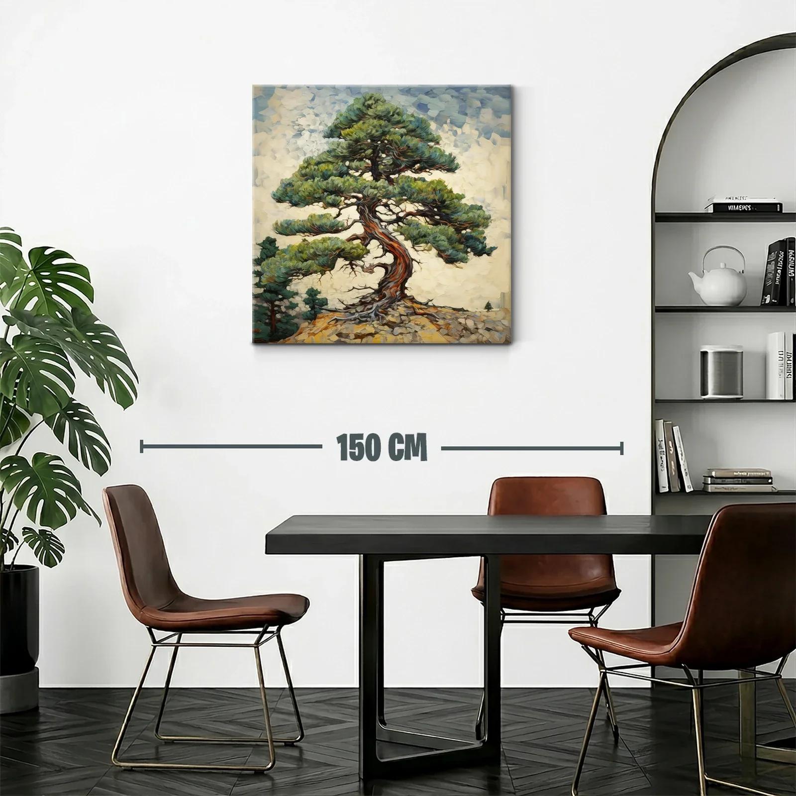 Árbol solitario con ramas extendidas en paisaje rocoso — miniatura 2
