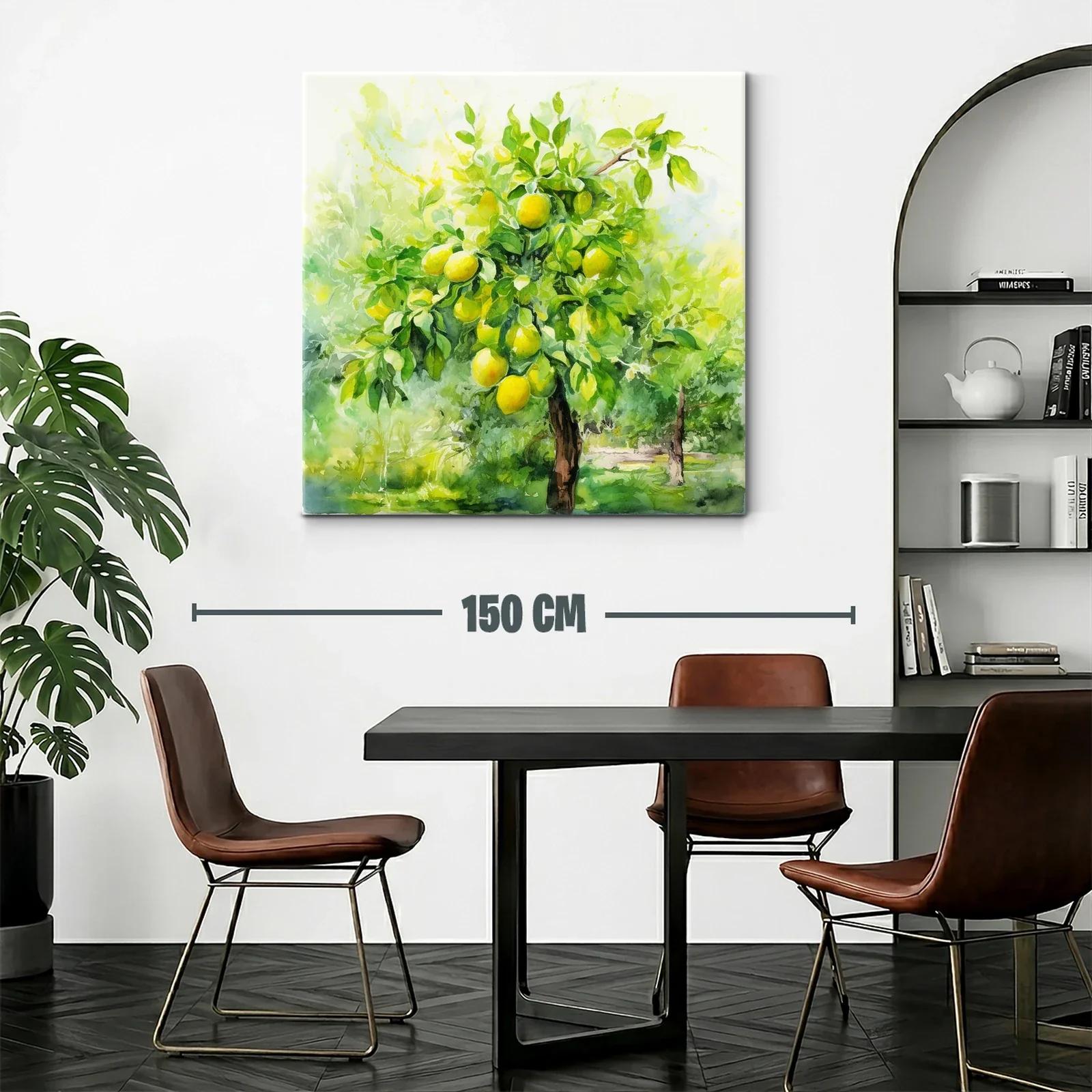 Limonero vibrante en jardín de luz solar radiante — miniatura 2