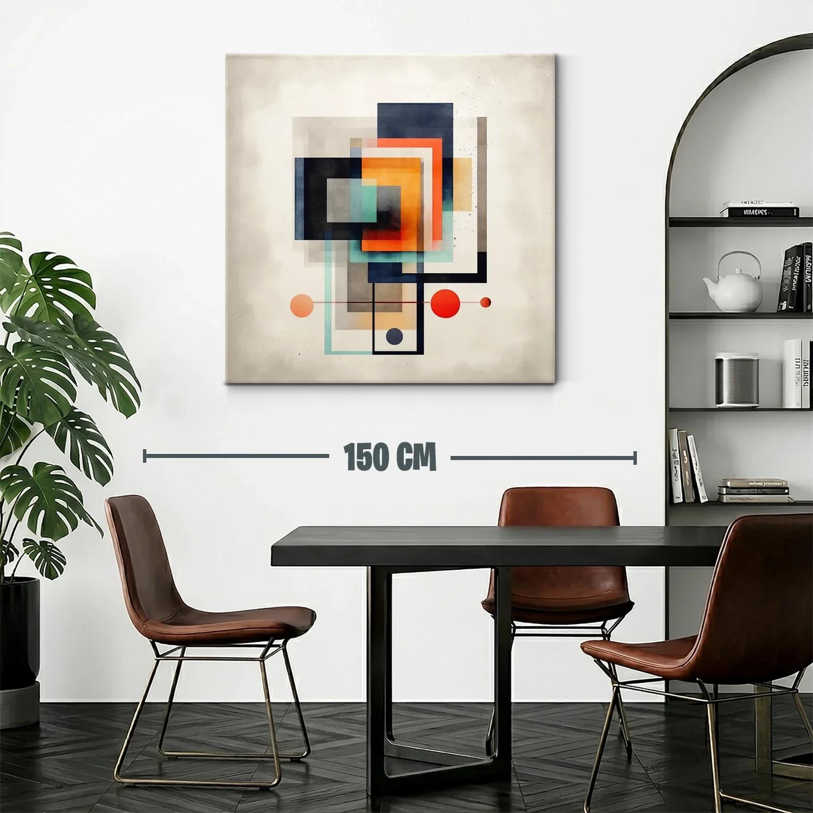 Composición abstracta con formas geométricas superpuestas — miniatura 2