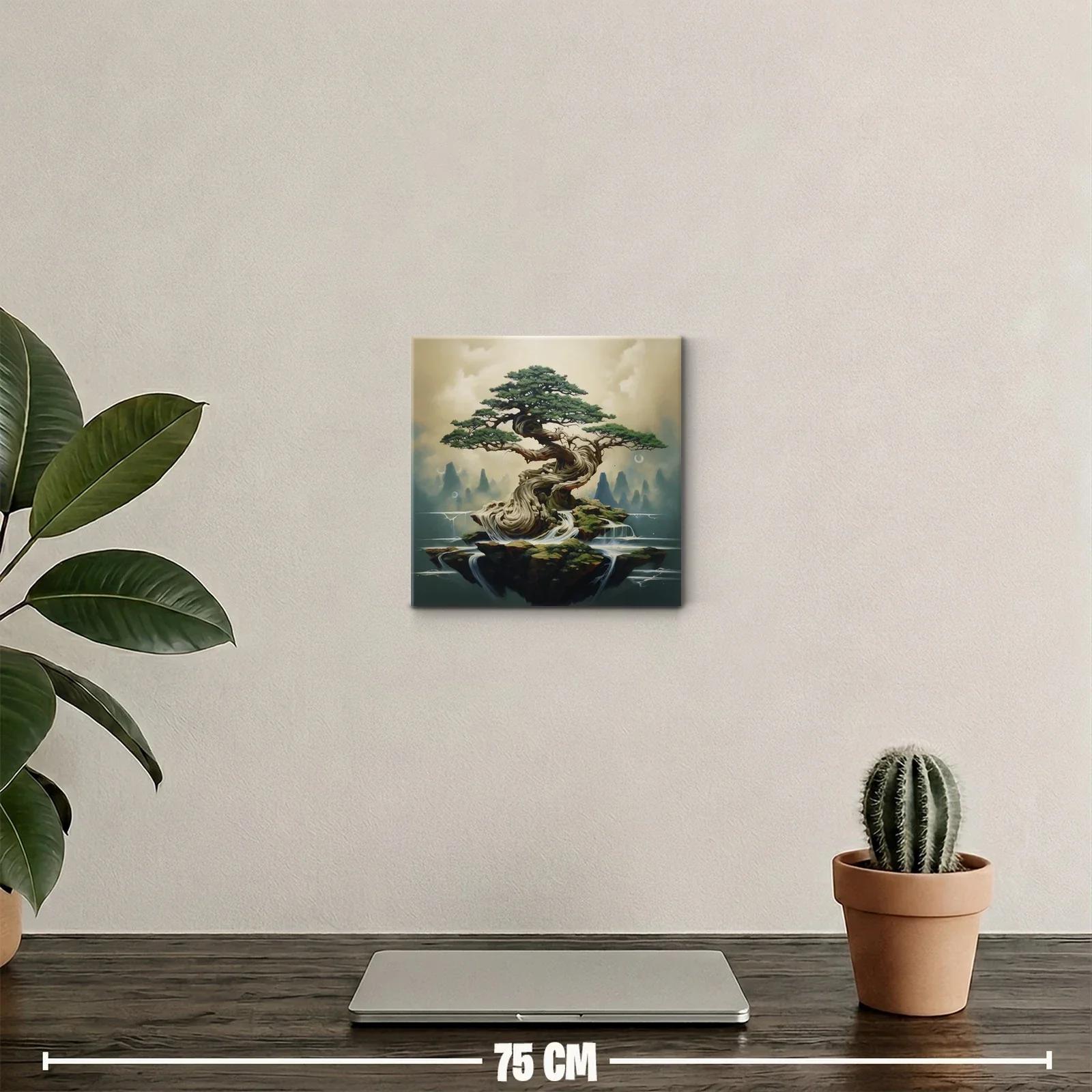 Árbol místico entre aguas y rocas flotantes — miniatura 2