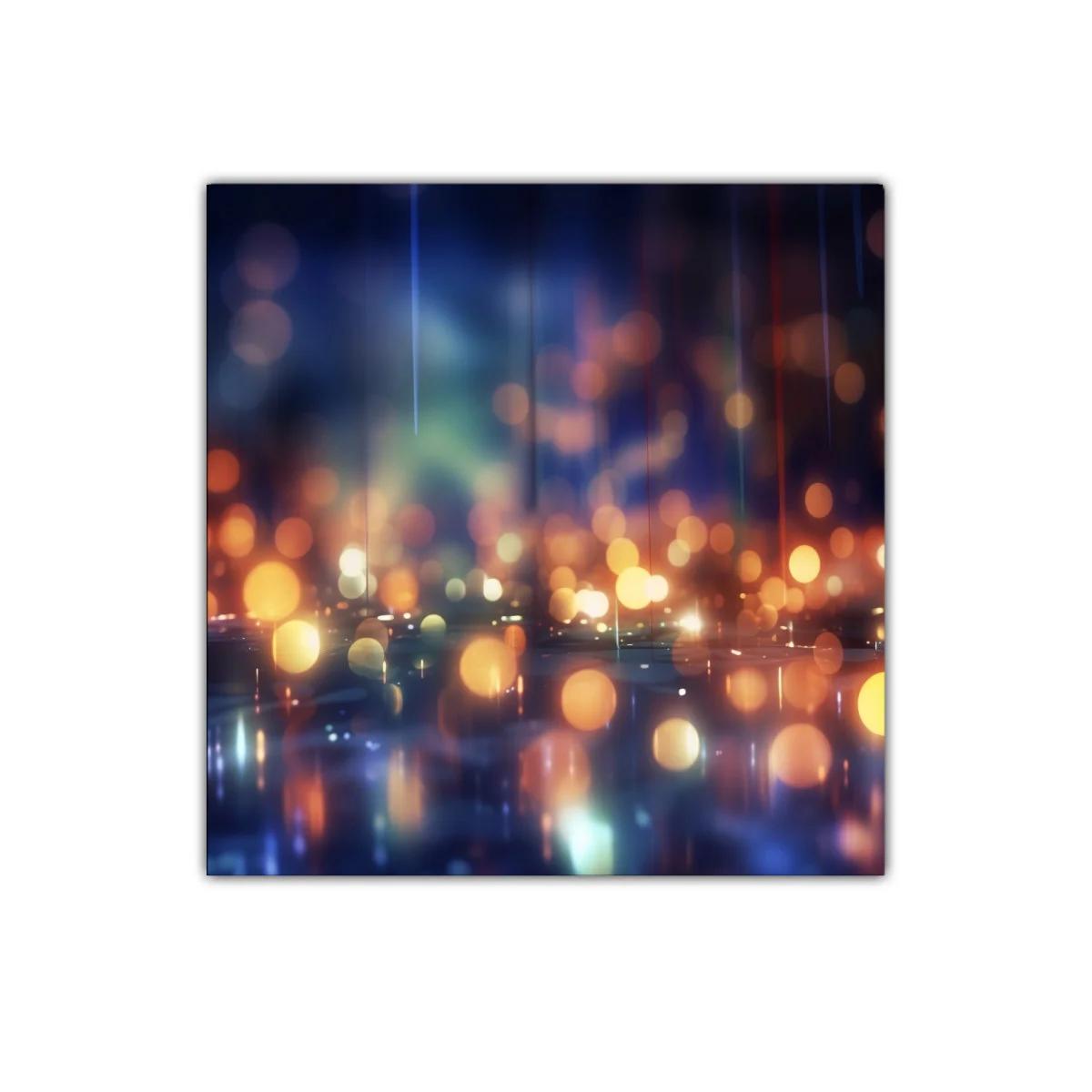 Cuadro decorativo luces difusas vibrantes y coloridas — imagen principal