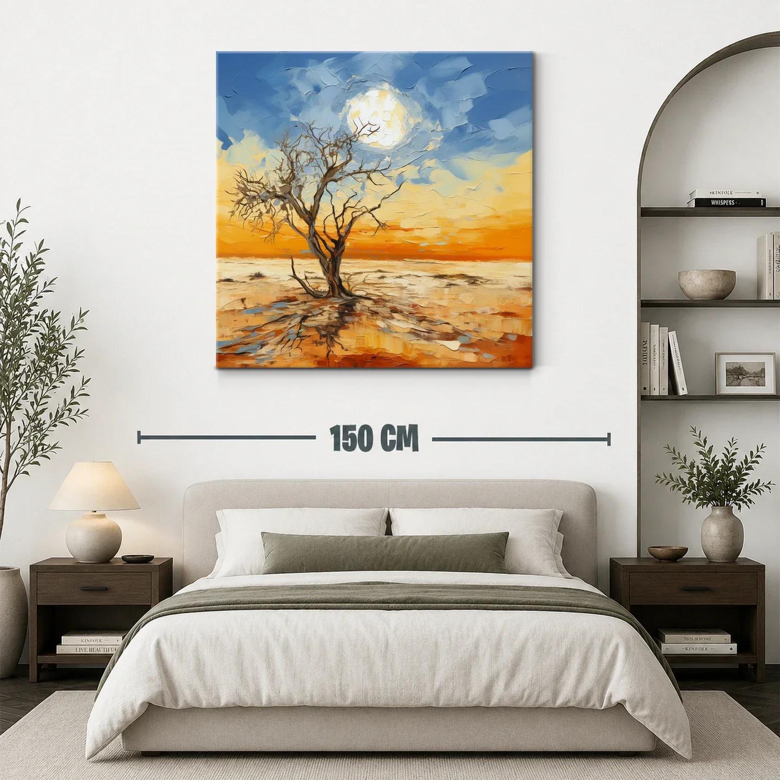 Solitaria belleza de un árbol bajo el cielo cambiante — miniatura 3