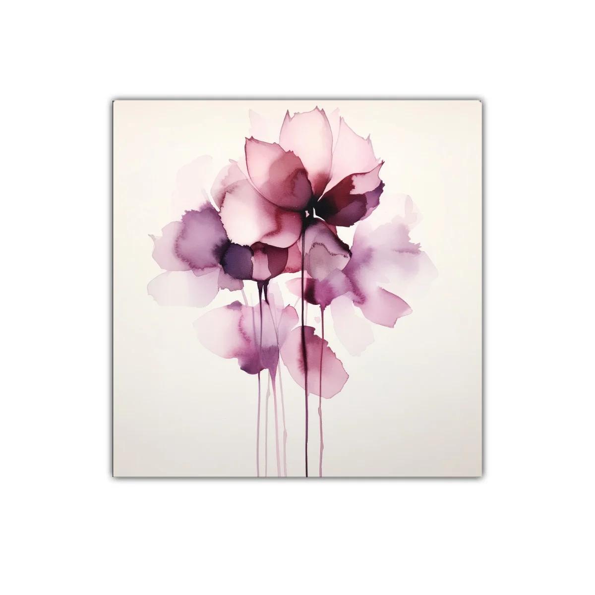 Flor abstracta en tonos cálidos y delicados — imagen principal