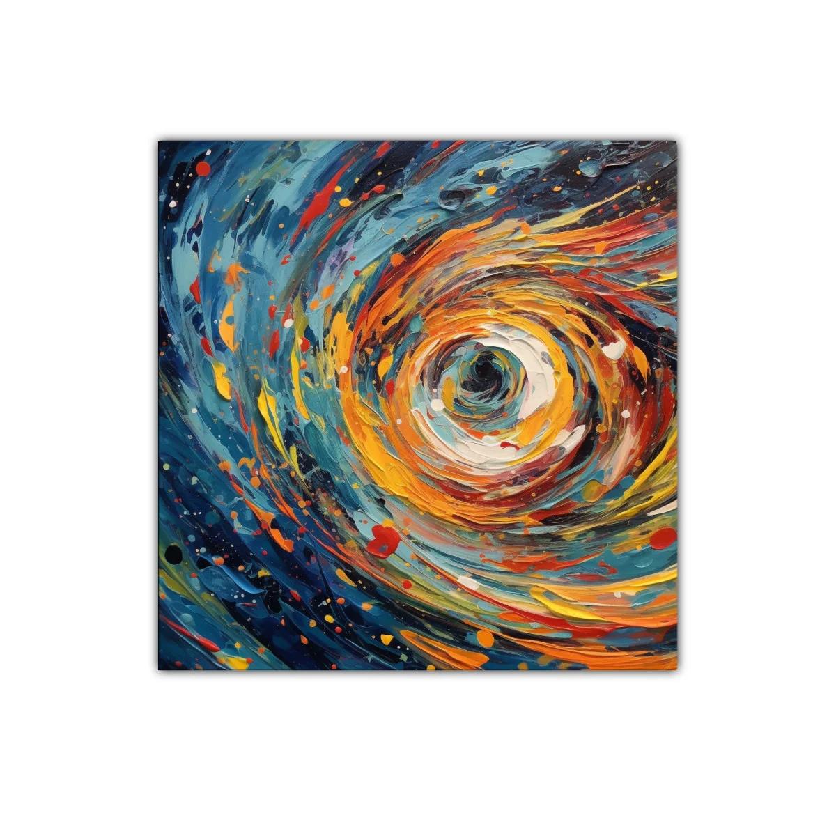 Espiral de colores vibrantes en movimiento dinámico — imagen principal