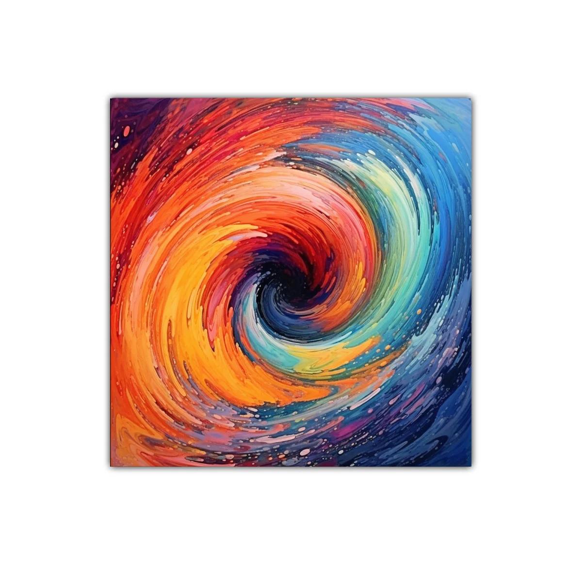 Remolino de colores vibrantes con impacto visual poderoso — imagen principal