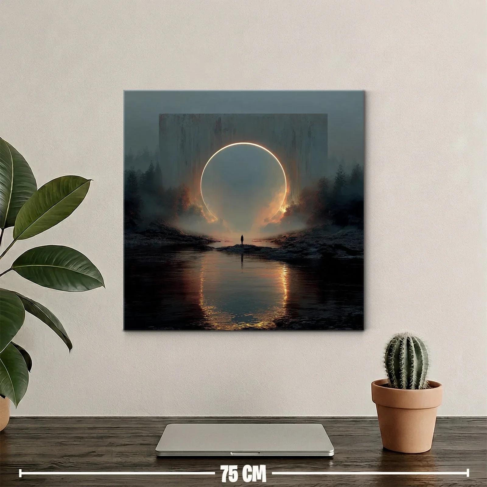 Cuadro con Portal Luminoso en Paisaje Místico y Sereno — miniatura 2