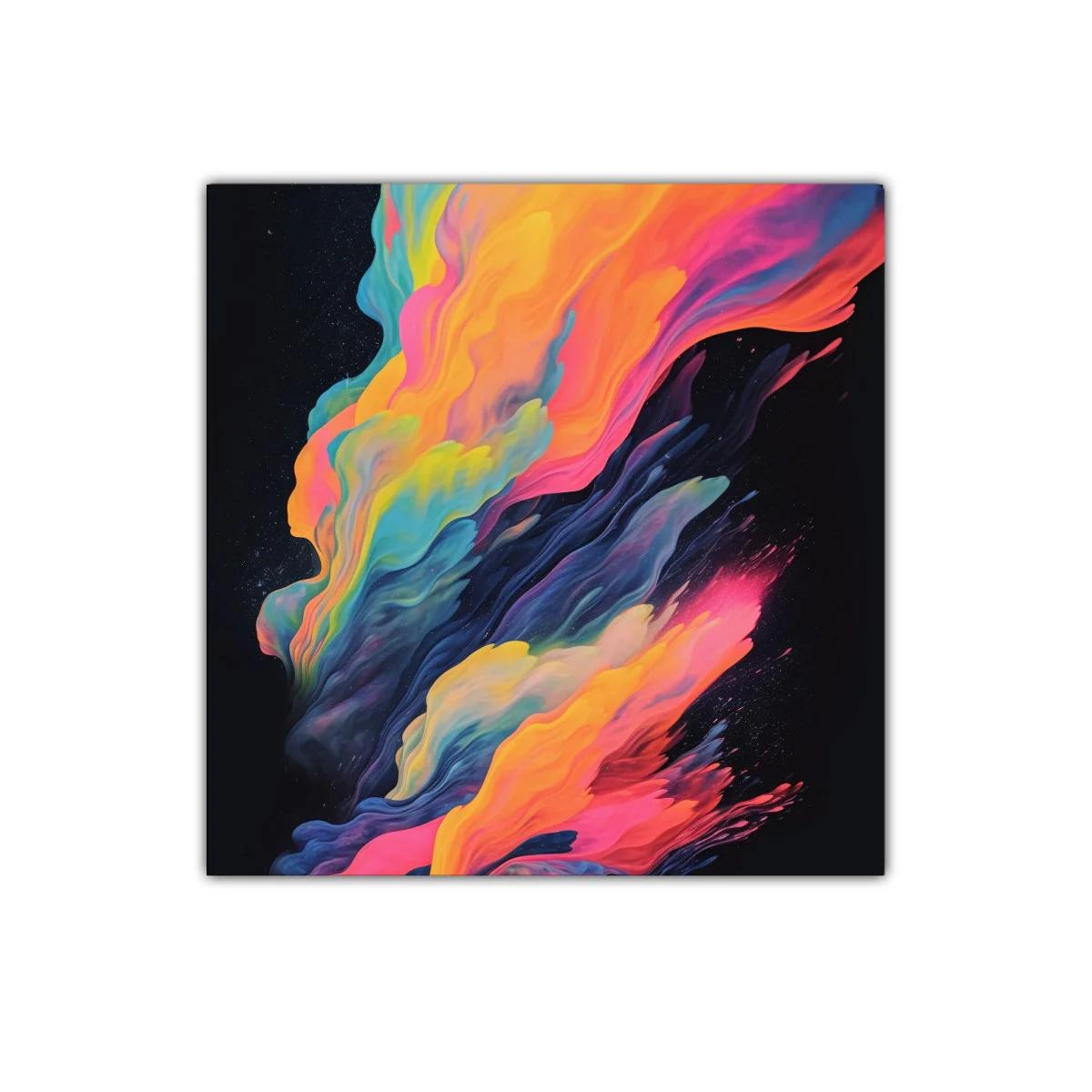 Explosión de colores vibrantes en movimiento fluido — imagen principal