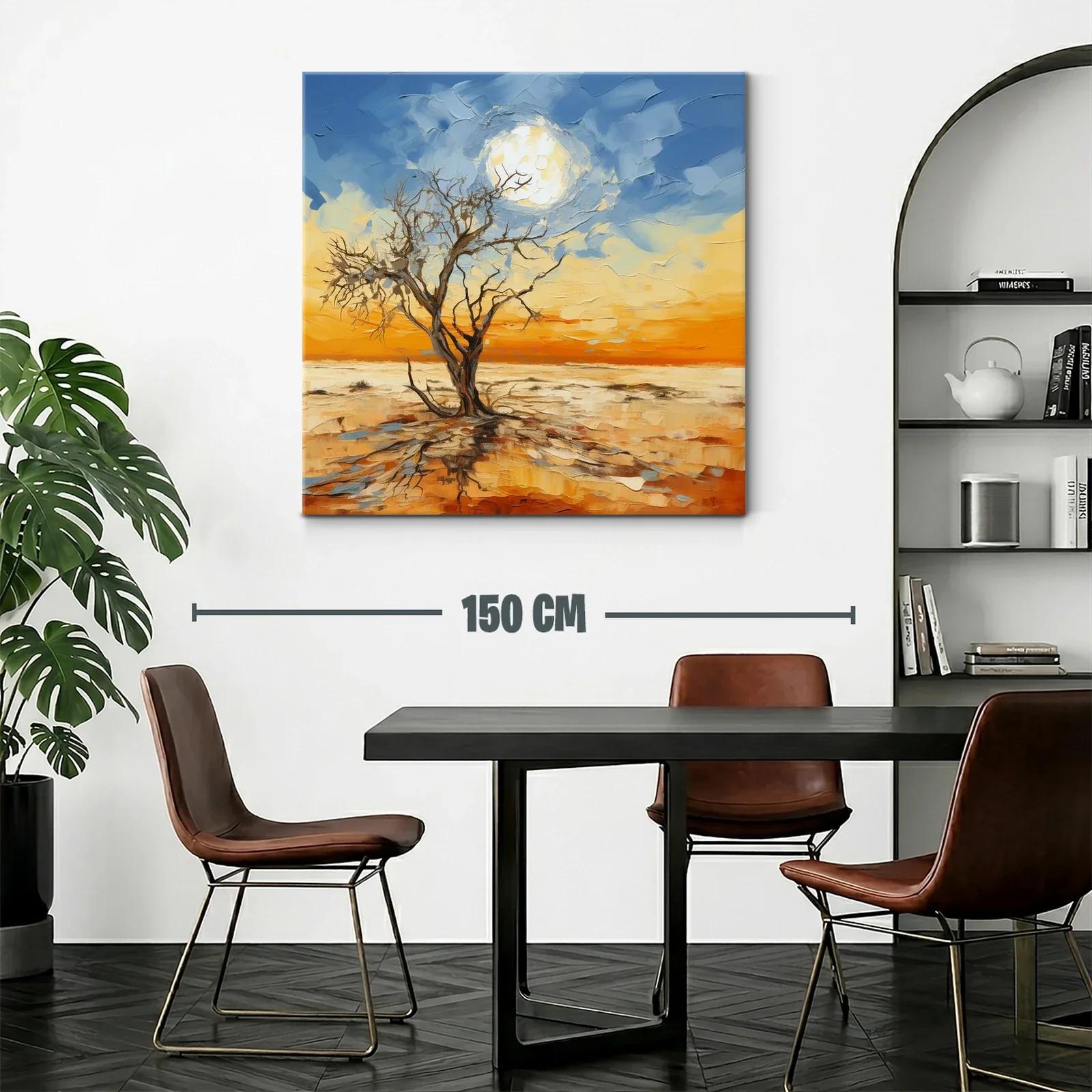 Solitaria belleza de un árbol bajo el cielo cambiante — miniatura 2
