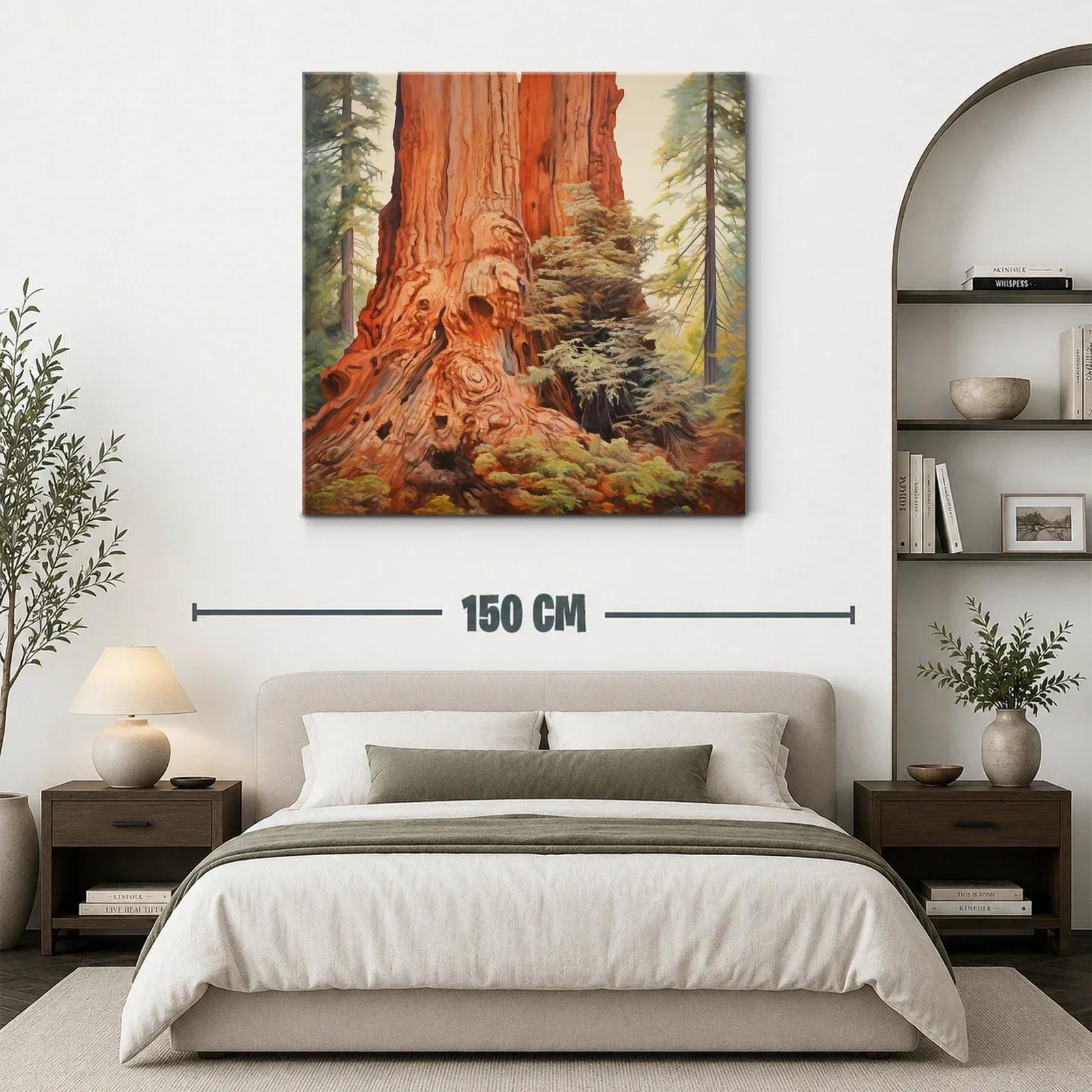 Majestuoso tronco de árbol en bosque antiguo — miniatura 3