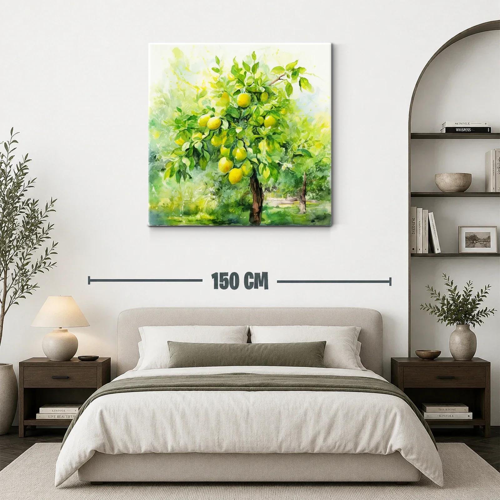 Limonero vibrante en jardín de luz solar radiante — miniatura 3
