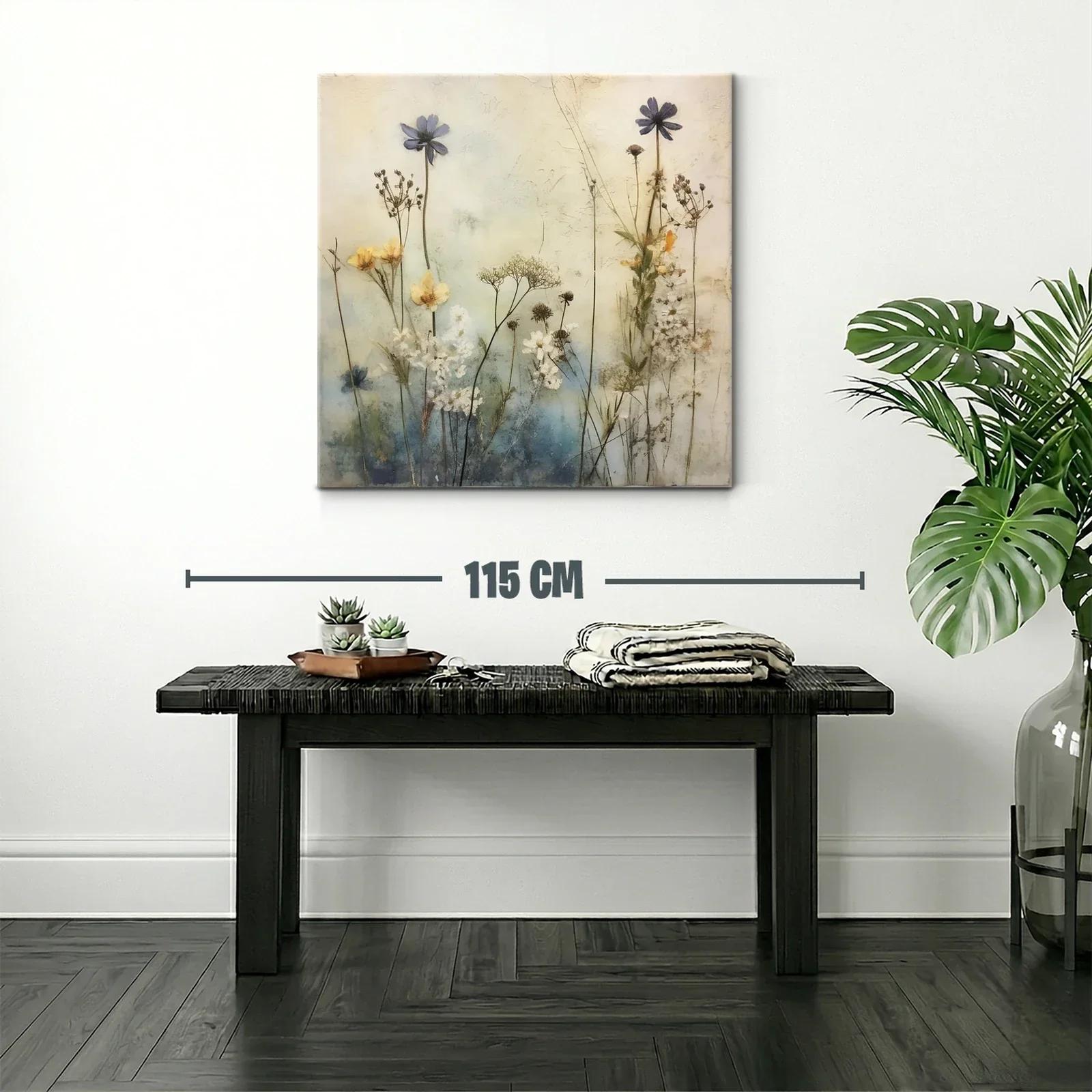 Arte floral delicado en tonos suaves y naturales — miniatura 2