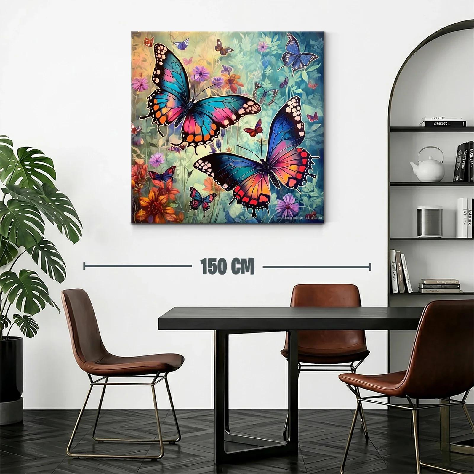 Mariposas vibrantes en un jardín de ensueño — miniatura 2