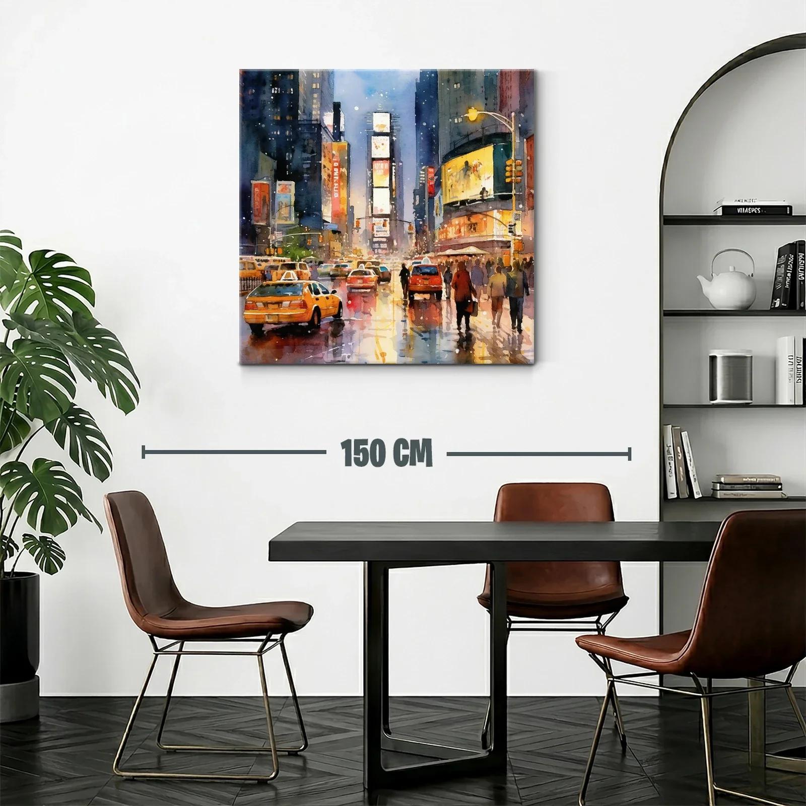 Atardecer en la ciudad con luces y movimiento urbano — miniatura 2