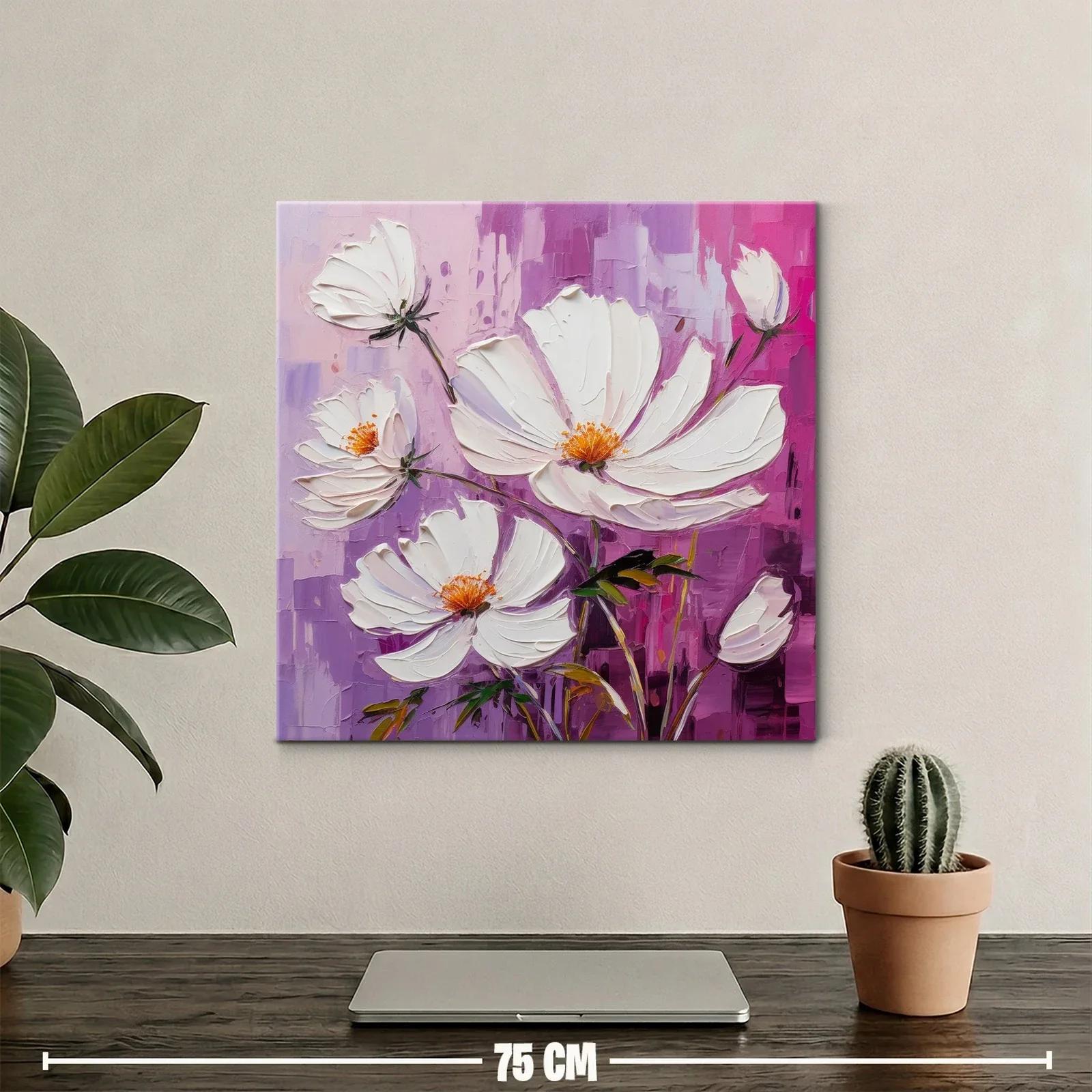 Elegancia floral en tonos blancos y violetas — miniatura 2