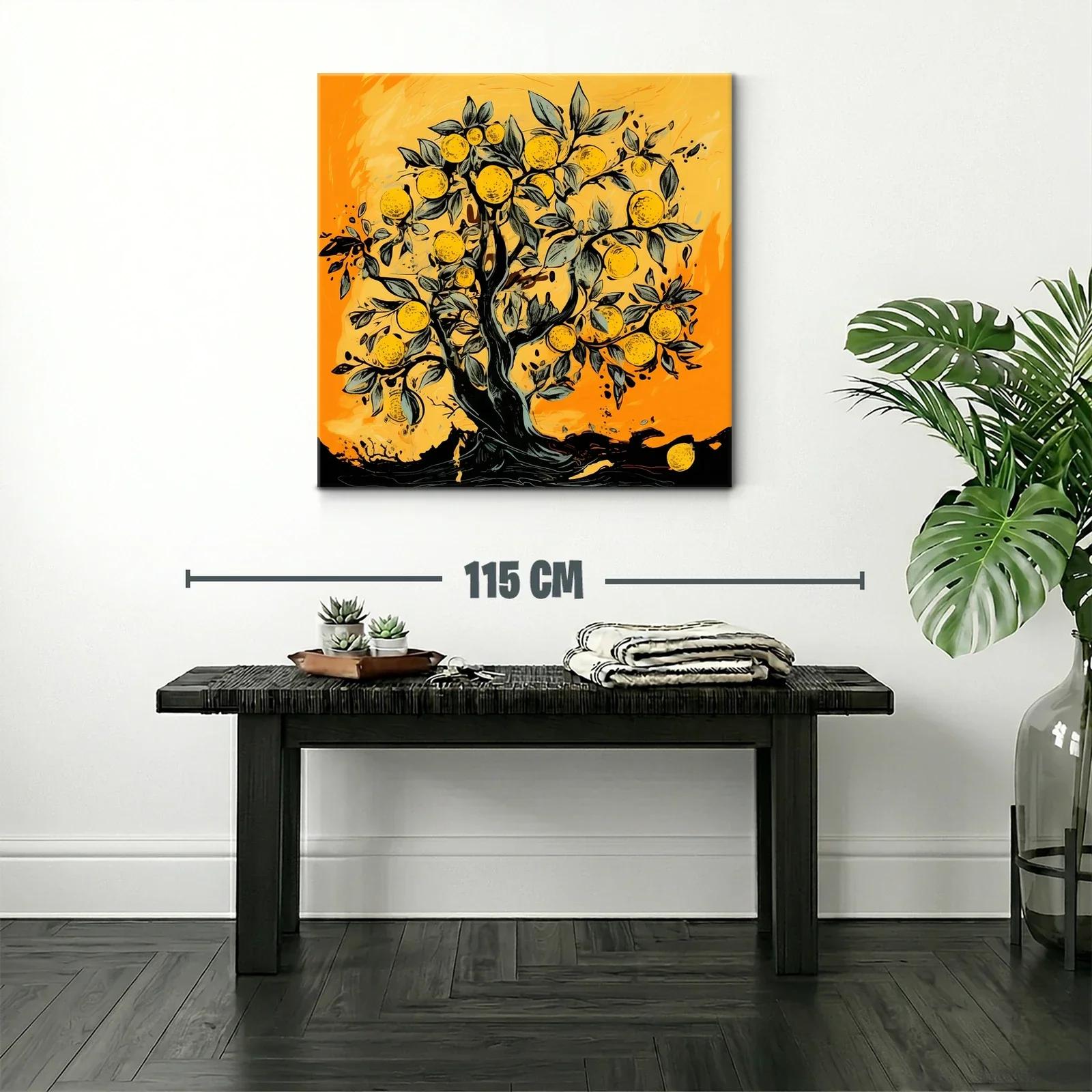 Árbol de naranjas vibrante y lleno de vida — miniatura 2