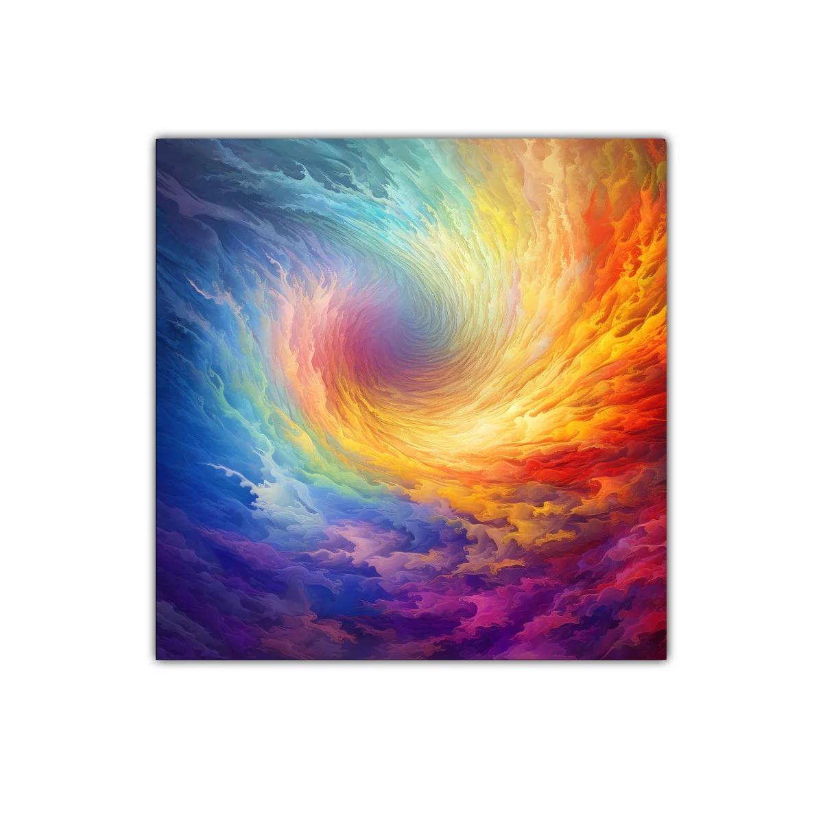 Espiral de colores vibrantes con energía dinámica — imagen principal