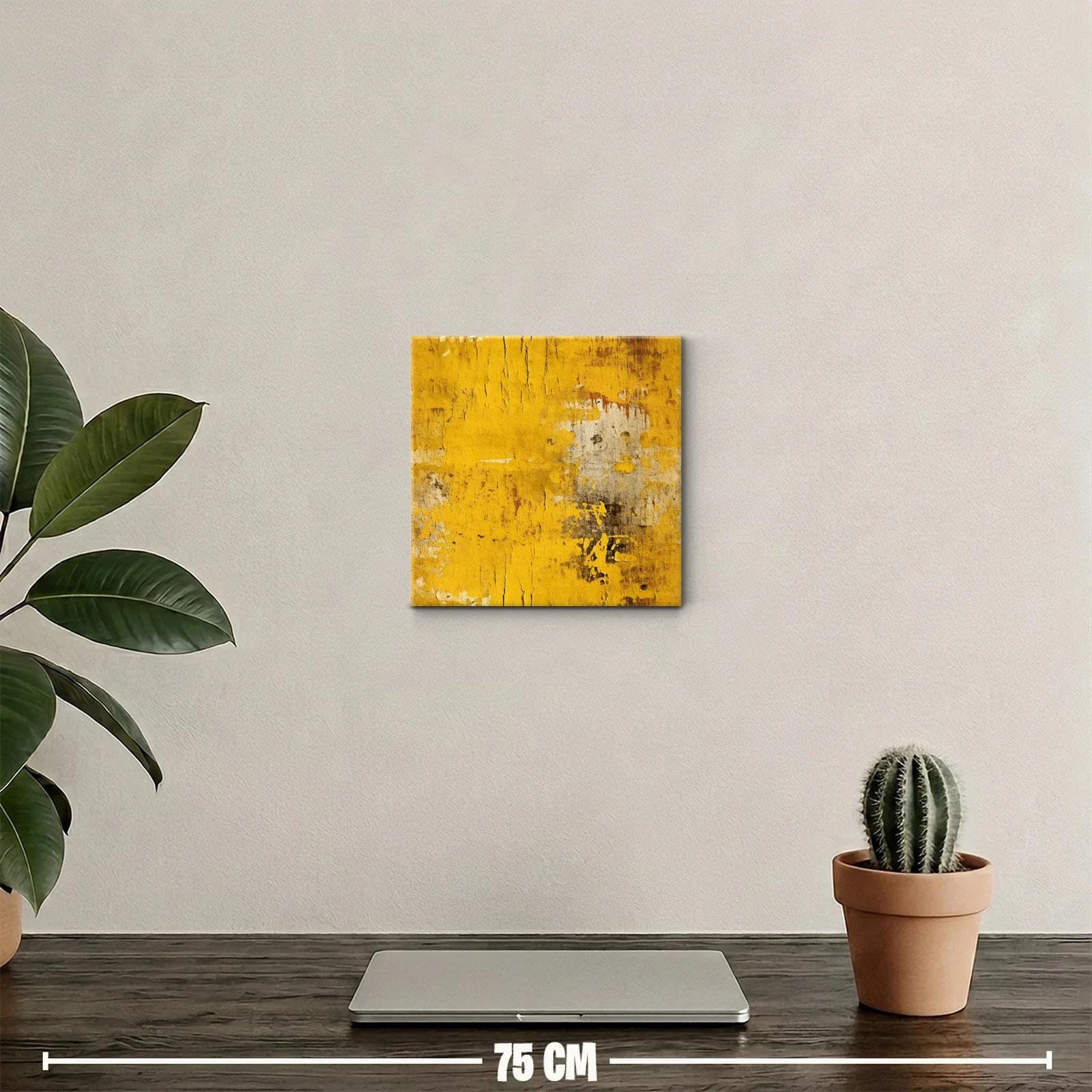 Texturas abstractas en tonos mostaza y óxido — miniatura 2