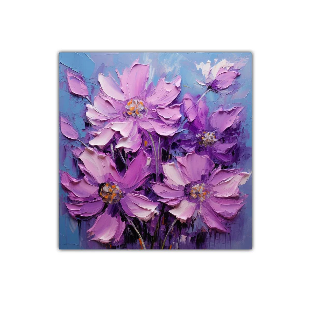 Flores en tonos lilas para decoración contemporánea
