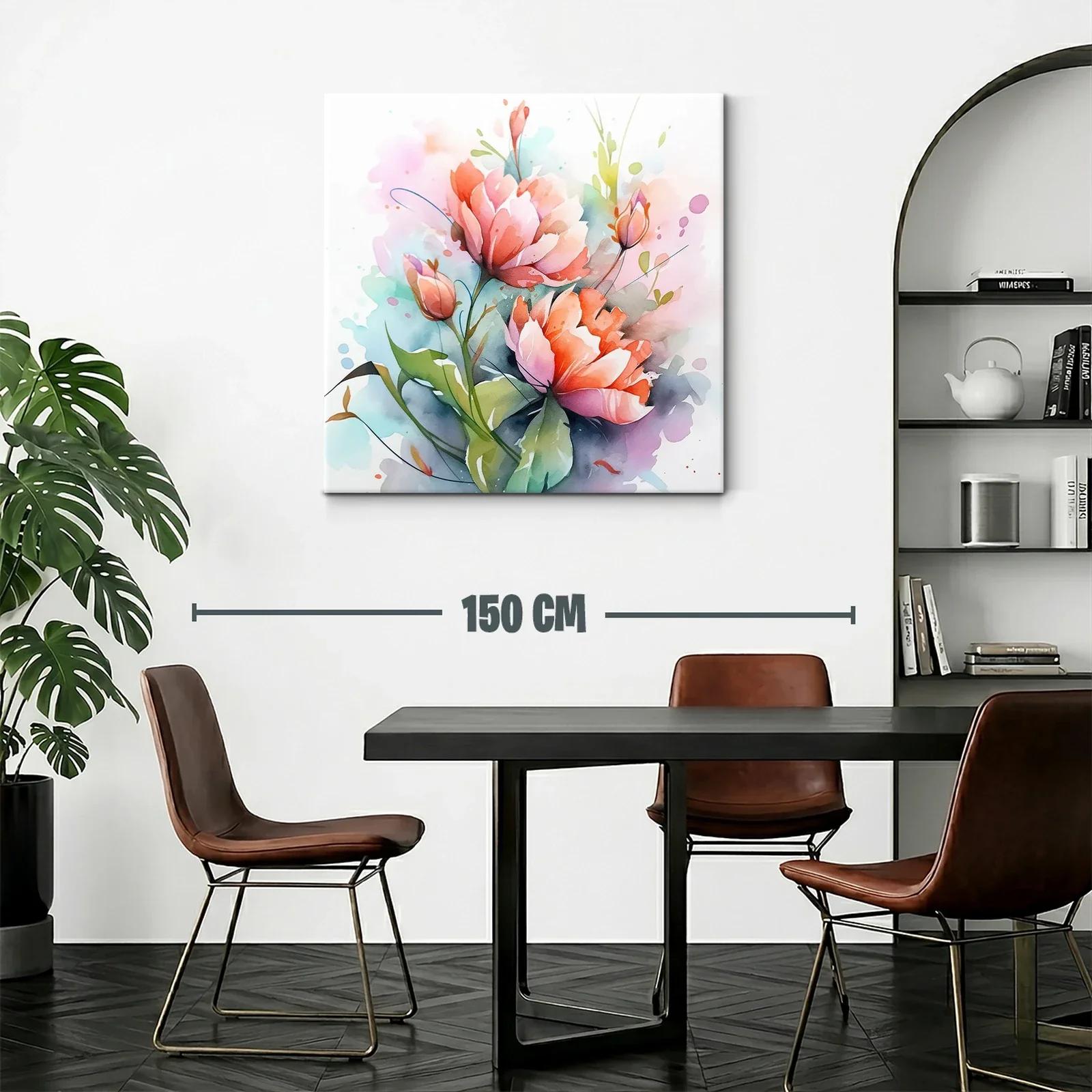Flores vibrantes con tonos suaves y naturaleza delicada — miniatura 2