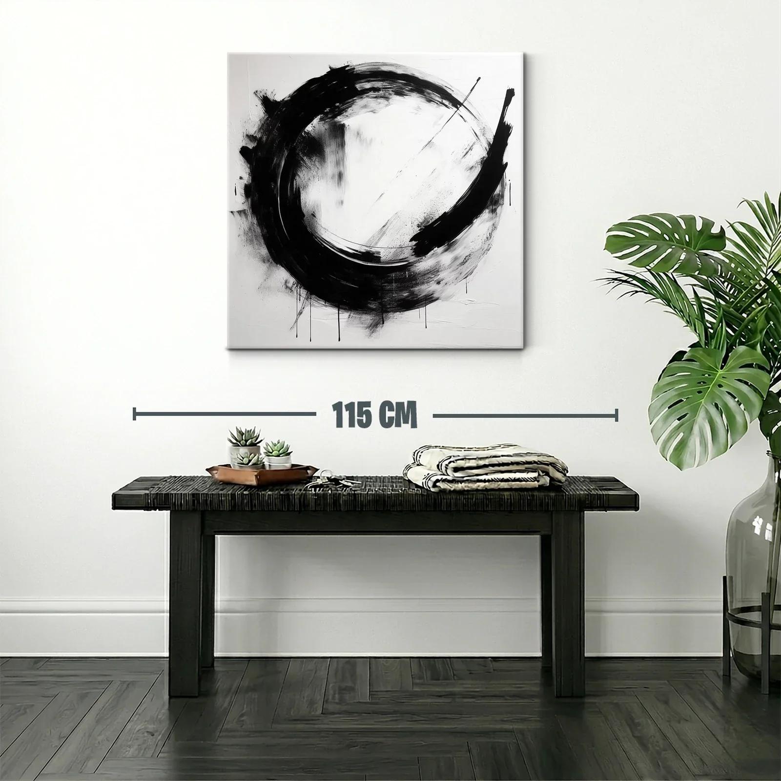 Composición circular en blanco y negro de gran impacto visual — miniatura 2