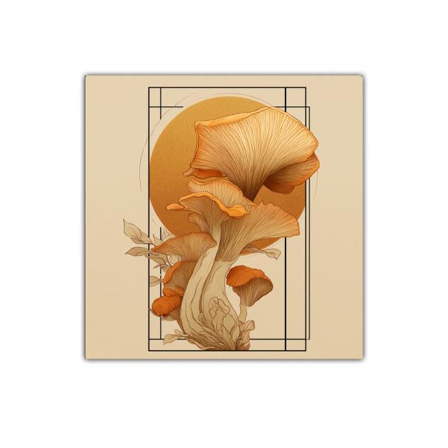 Cuadro decorativo setas en tonos cálidos para ambiente natural
