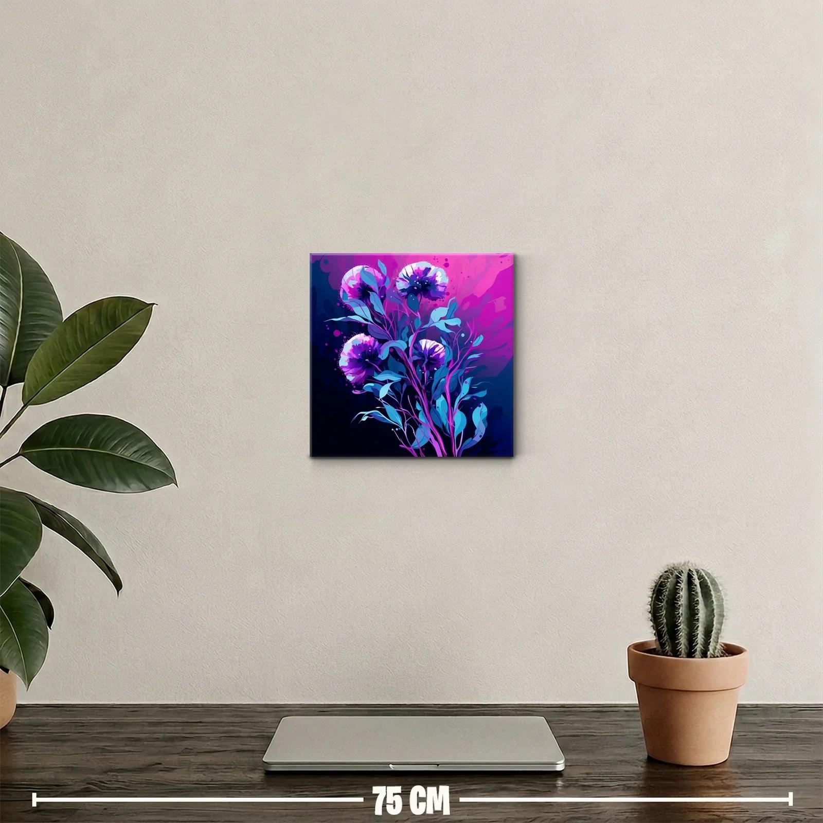 Impactante ramo floral en tonos violetas y azules intensos — miniatura 2