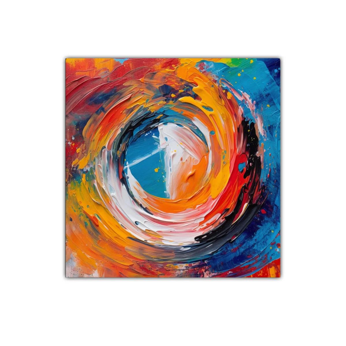 Explosión de color vibrante en espiral dinámica — imagen principal