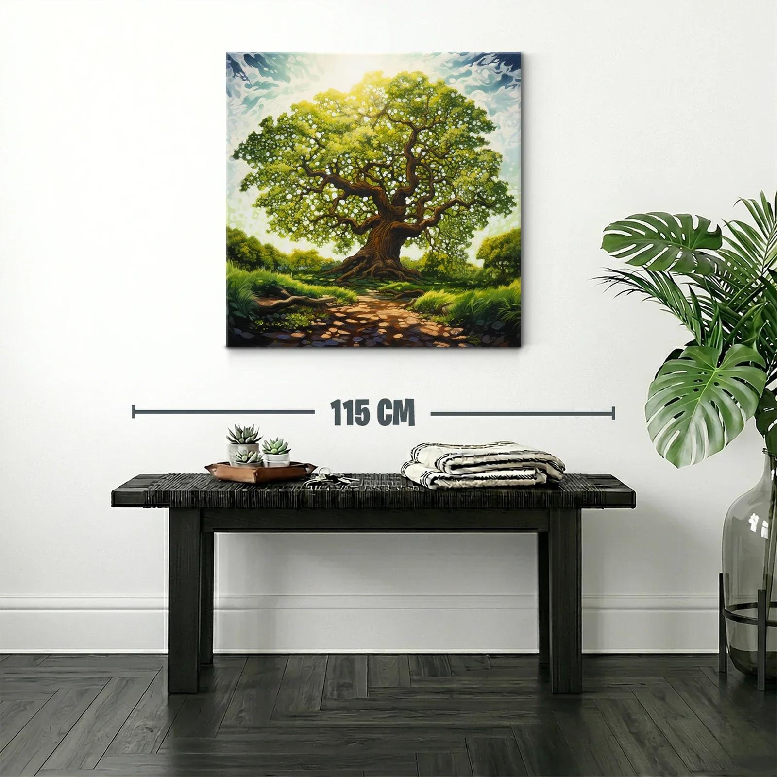 Árbol majestuoso iluminado por luz natural — miniatura 2