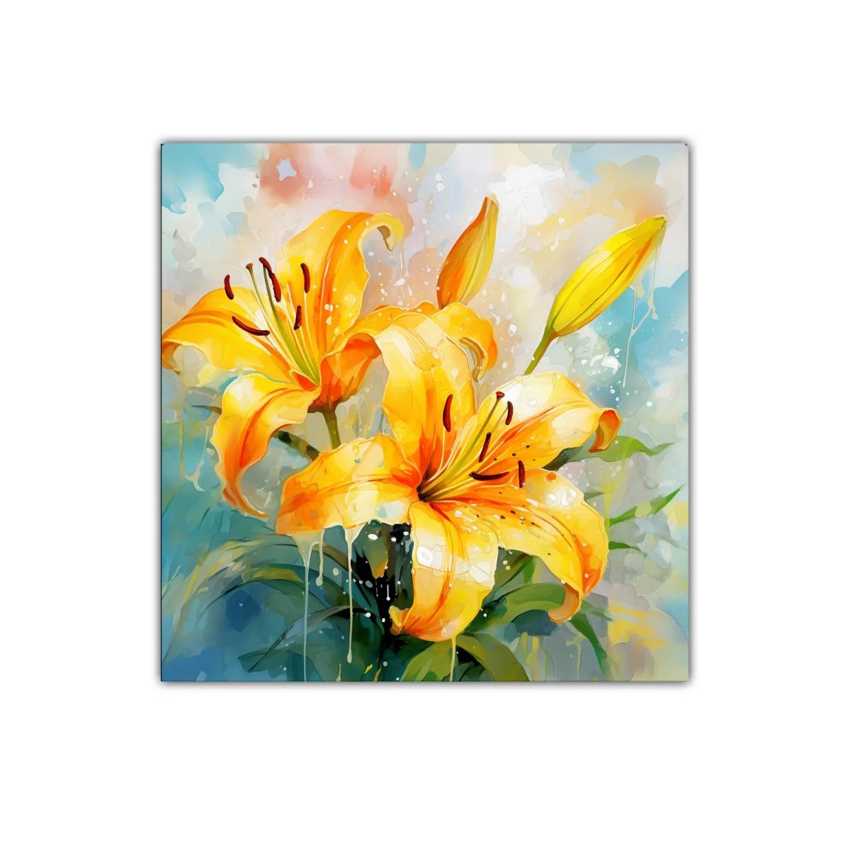 Lirios amarillos vibrantes para decorar con alegría