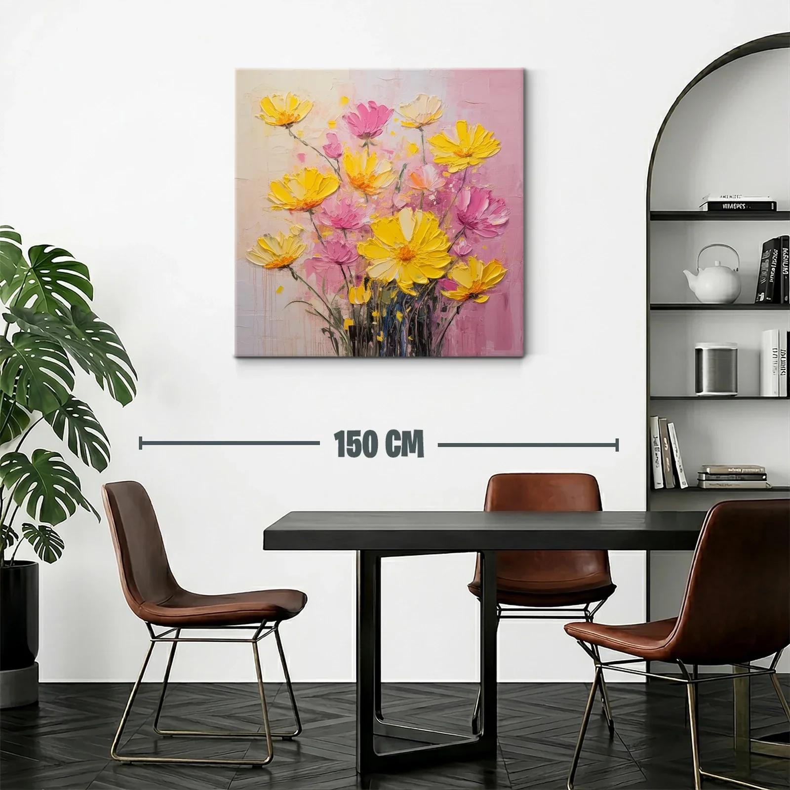 Armonioso ramo floral en tonos suaves y vibrantes — miniatura 2