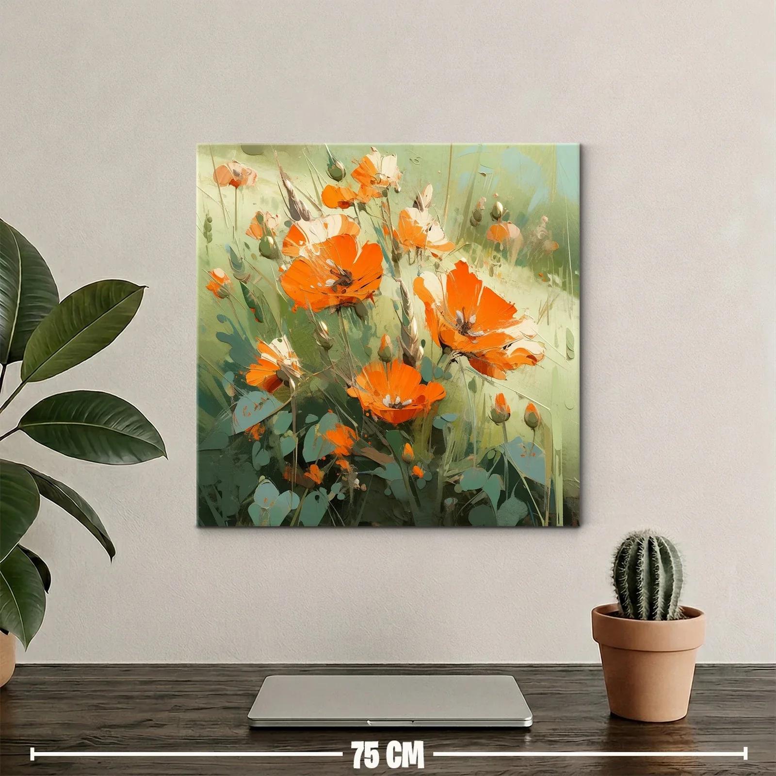 Flores de amapola en vibrante composición natural — miniatura 2