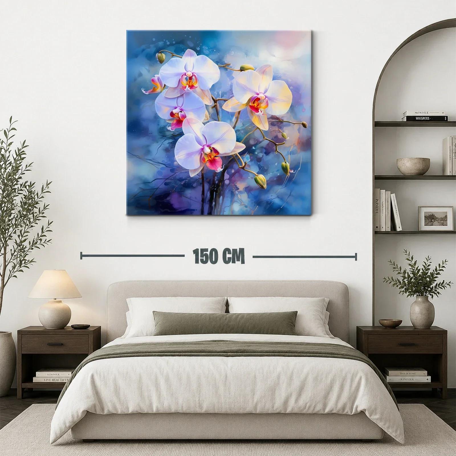 Orquídeas blancas en ambiente onírico y sereno — miniatura 3
