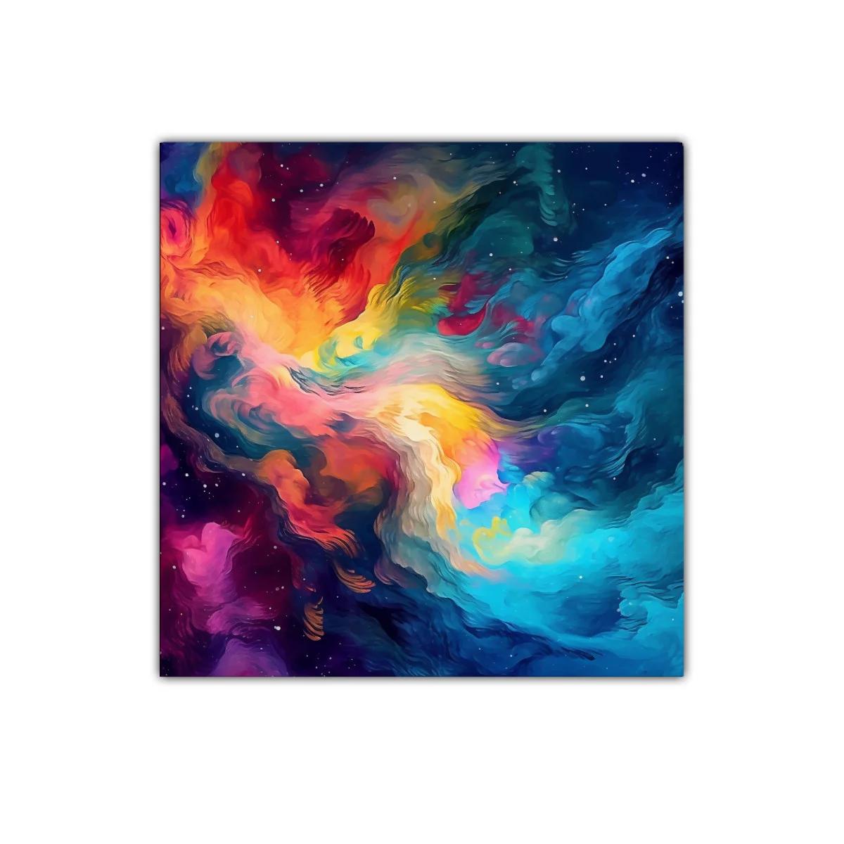 Explosión de colores vibrantes en universo abstracto — imagen principal